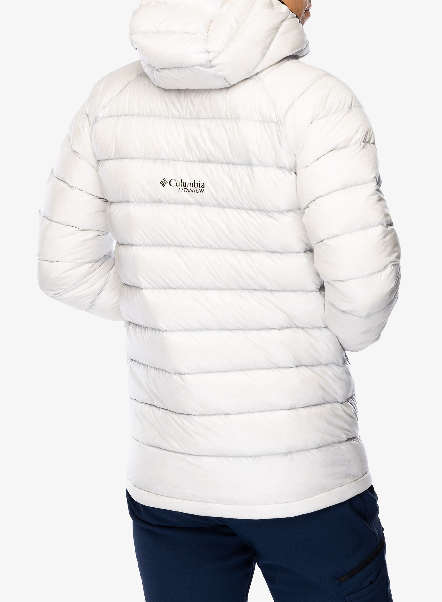 Pernata jakna Columbia Arctic Crest Down Hooded Jacket - nimbus grey