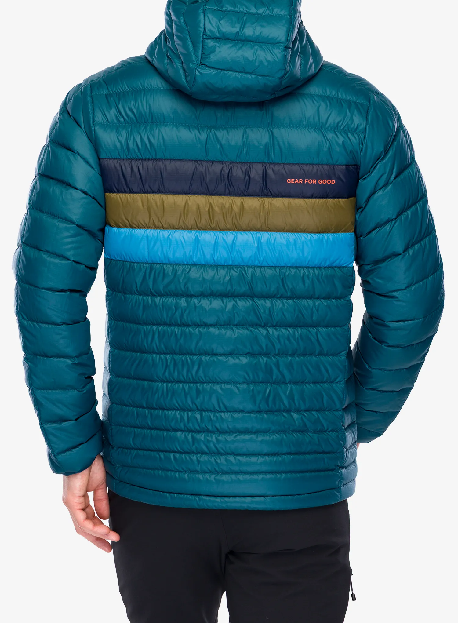 Pernata jakna Cotopaxi Fuego Down Hooded Jacket - abyss stripes