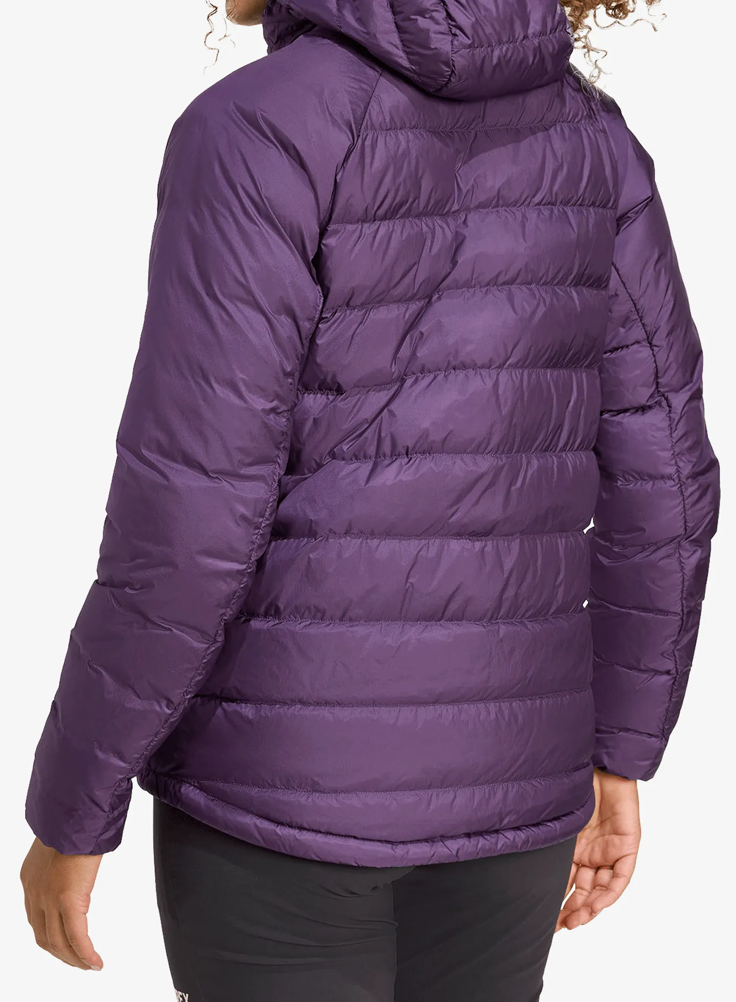 Ženska perjana jakna adidas TERREX Xperior CLIMAWARM+ Down Hooded Jacket - aurora plum