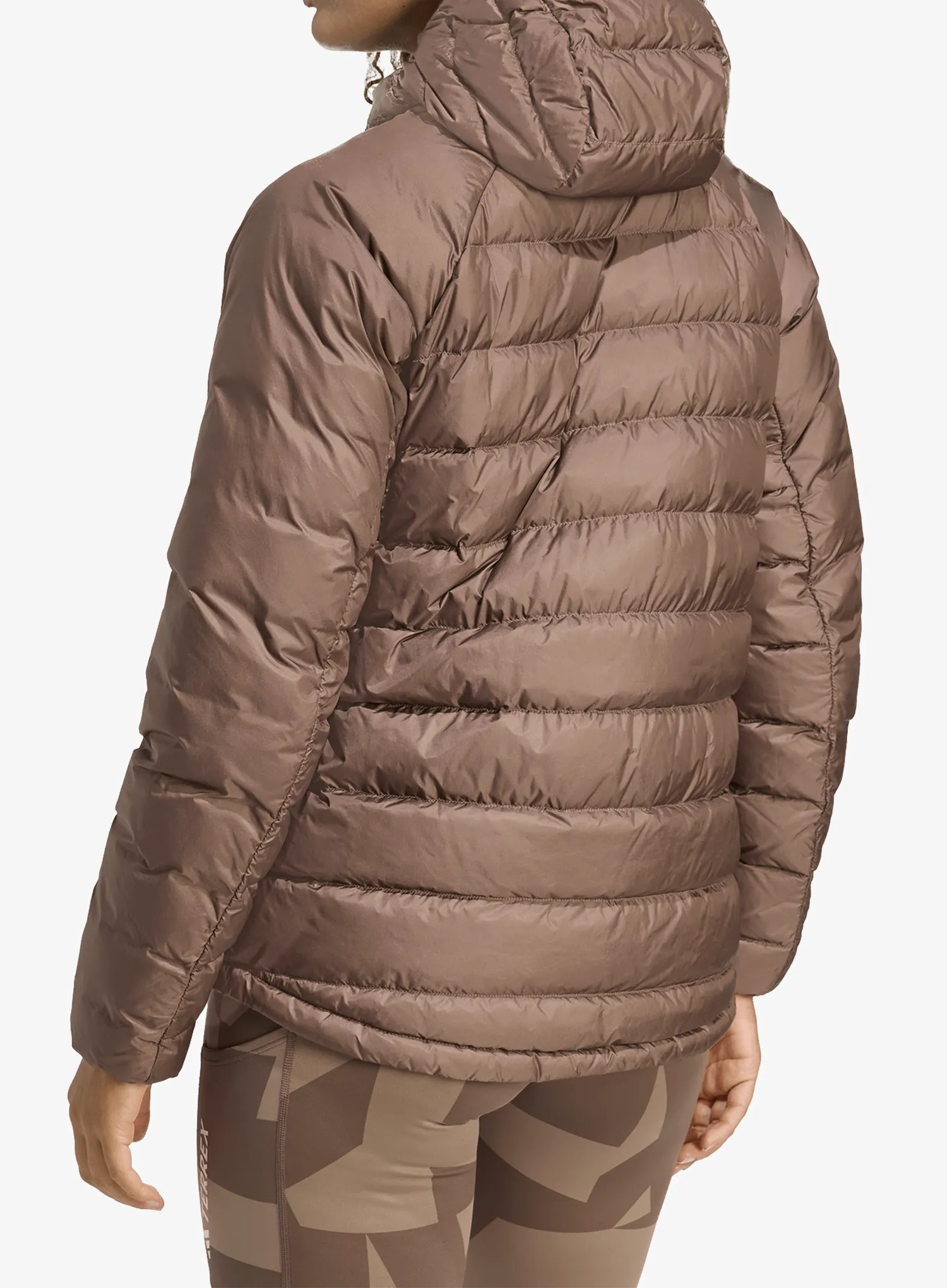 Ženska perjana jakna adidas TERREX Xpr Down J - earth strata