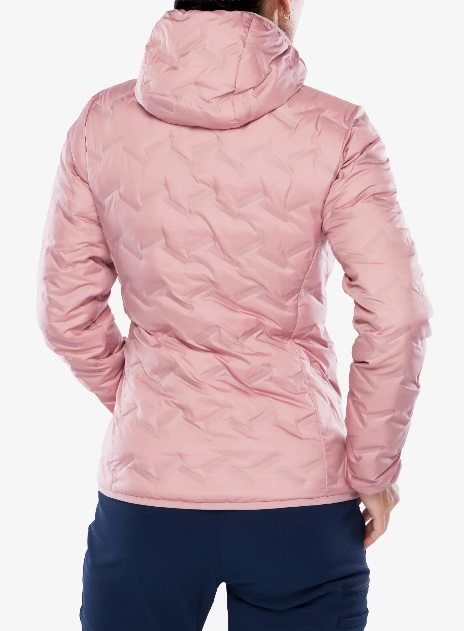 Ženska perjana jakna Columbia Delta Ridge II Down Hooded Jacket - eraser pink