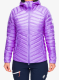 Ženska perjana jakna Mammut Broad Peak IN Hooded Jacket - lavandin/black