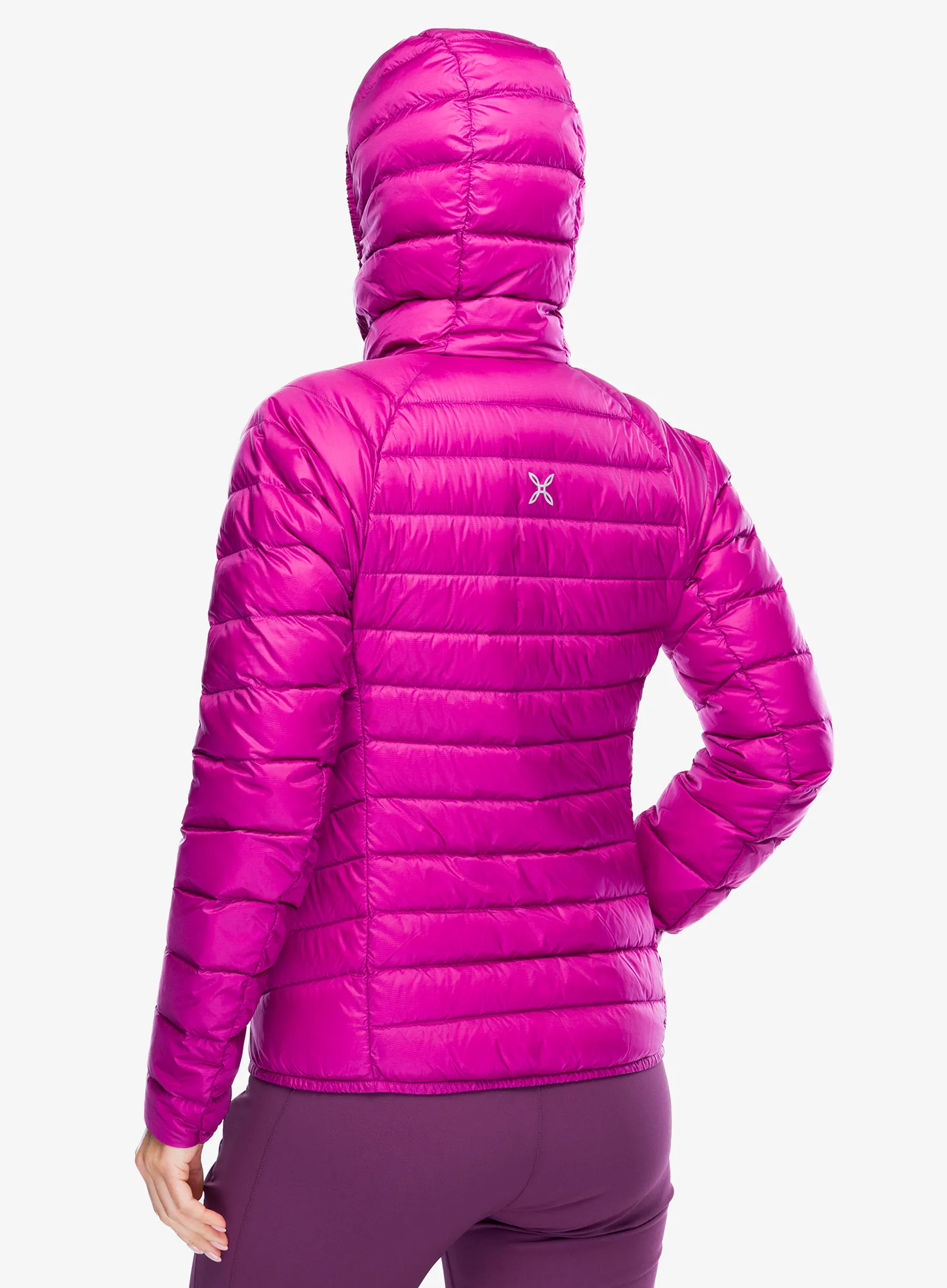 Ženska perjana jakna Montura Breeze Hooded Duvet Jacket - baton rouge