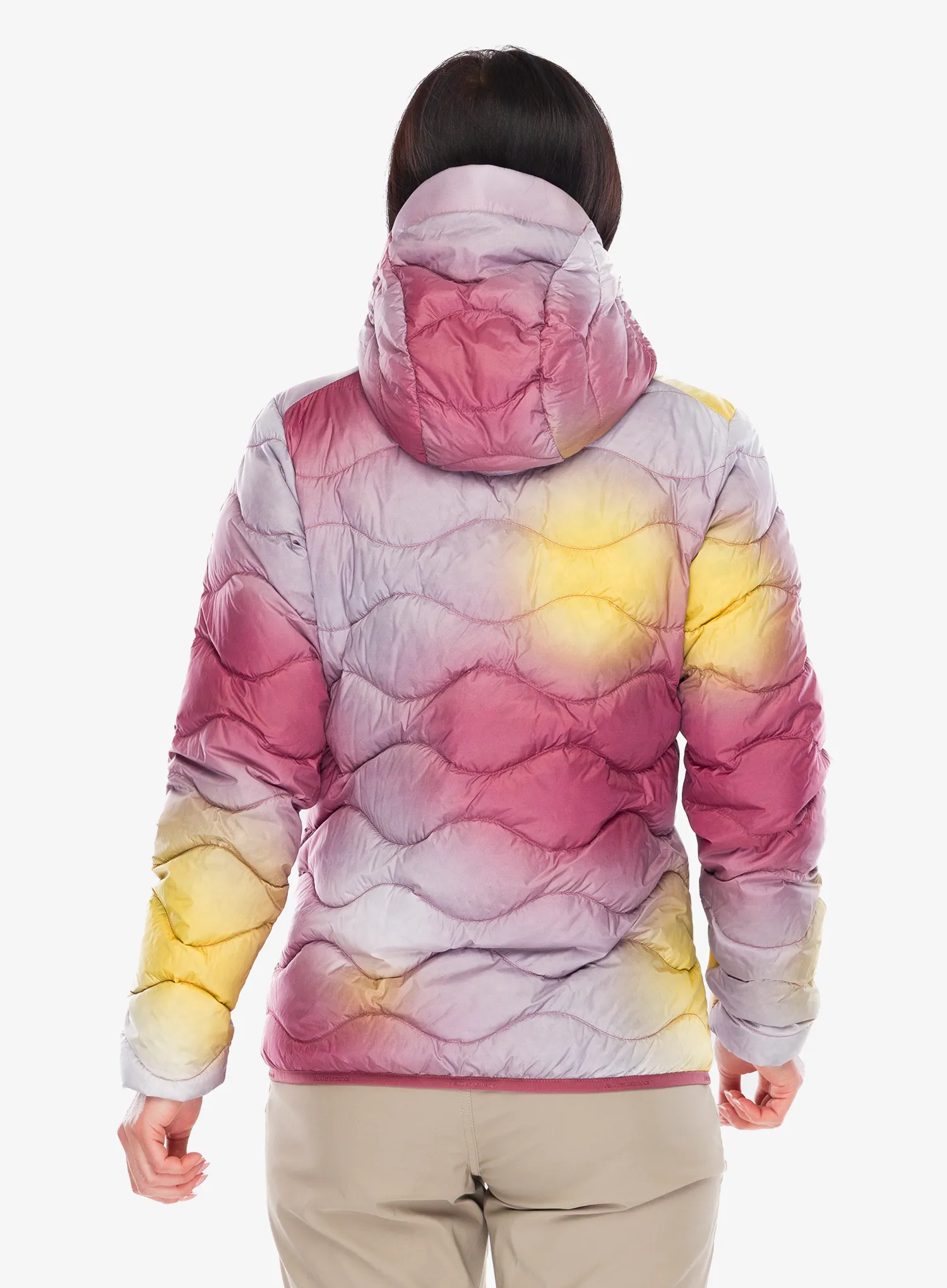 Ženska perjana jakna Peak Performance AOP Helium Down Hood - aop