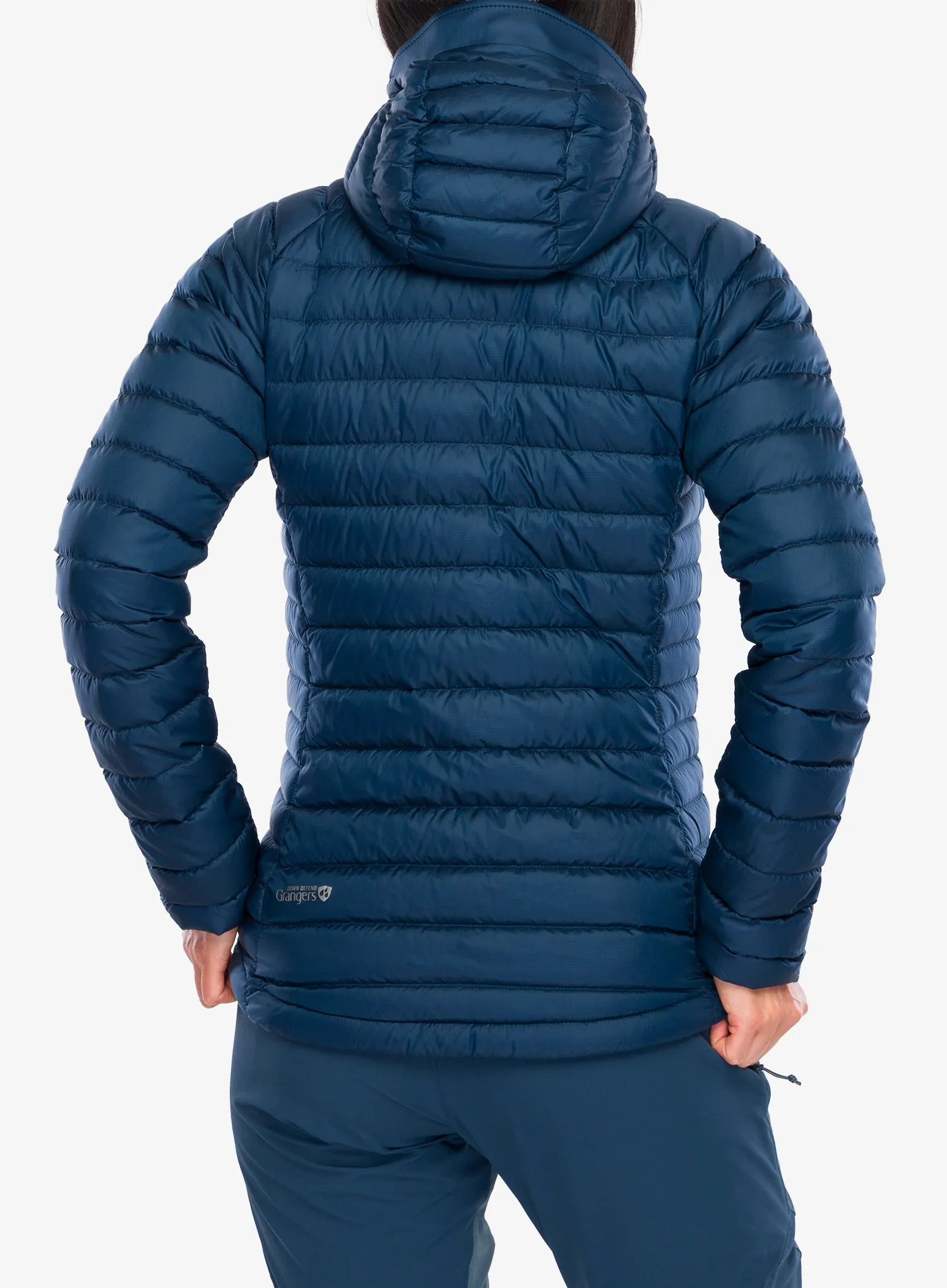 Ženska perjana jakna Rab Microlight Alpine Jacket - blue tempest 