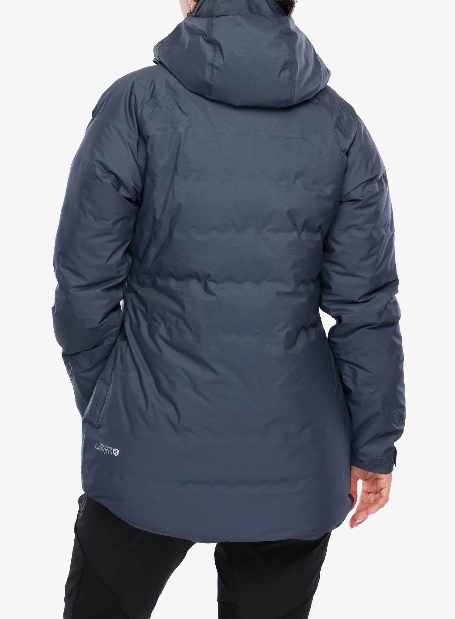 Ženska perjana jakna Rab Valiance Jacket - steel
