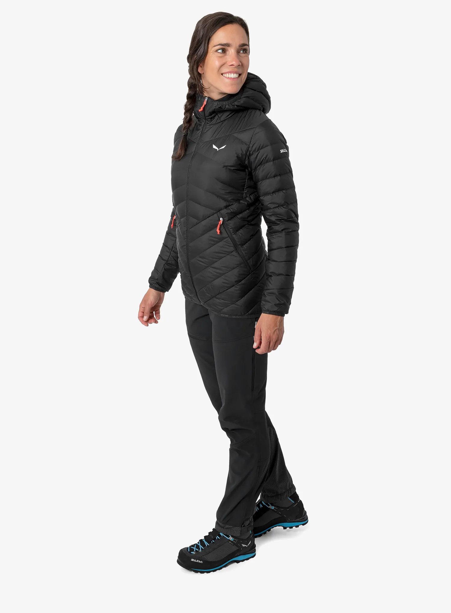 Ženska perjana jakna Salewa Brenta Jacket - black out