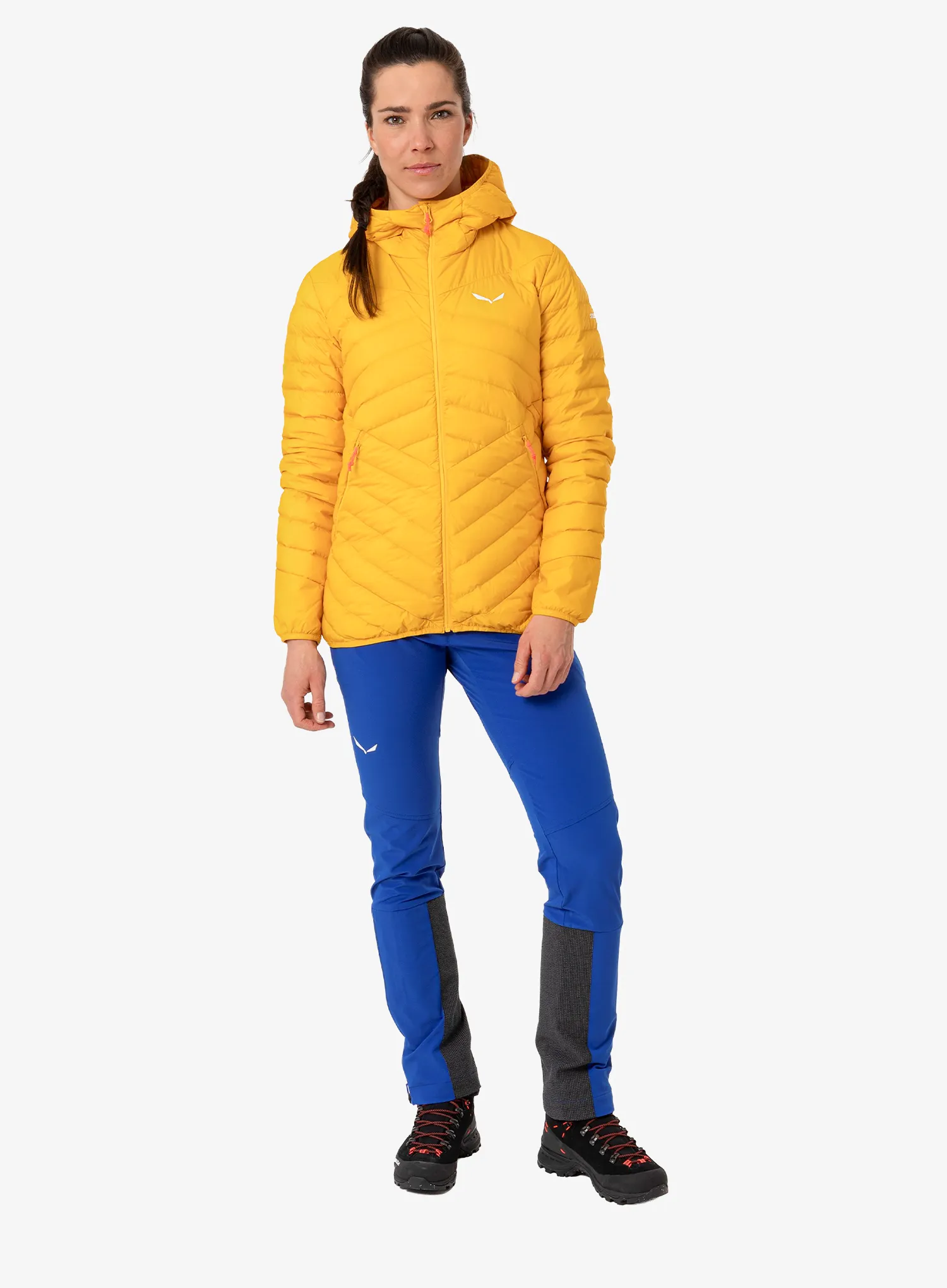 Ženska perjana jakna Salewa Brenta Jacket - gold