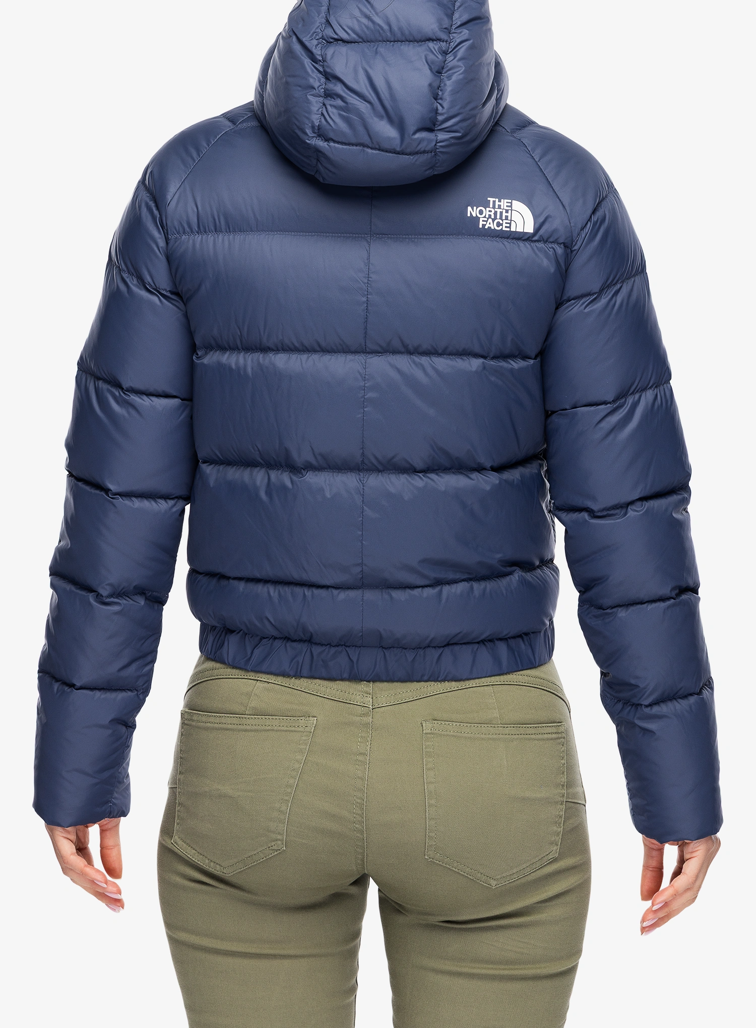 Ženska perjana jakna The North Face Hyalite Down Hoodie - lunar blue