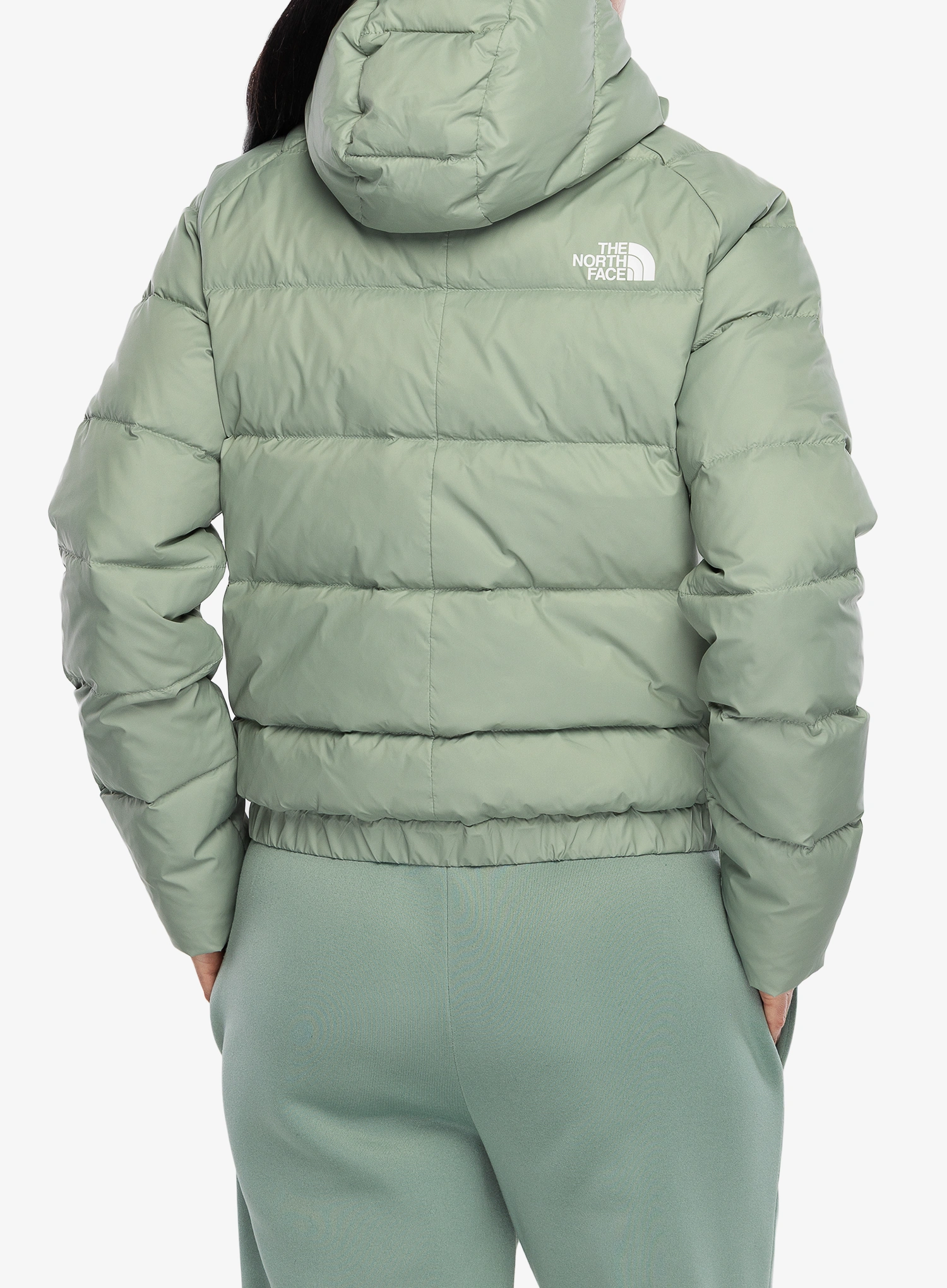 Ženska perjana jakna The North Face Hyalite Down Hoodie - slate moss