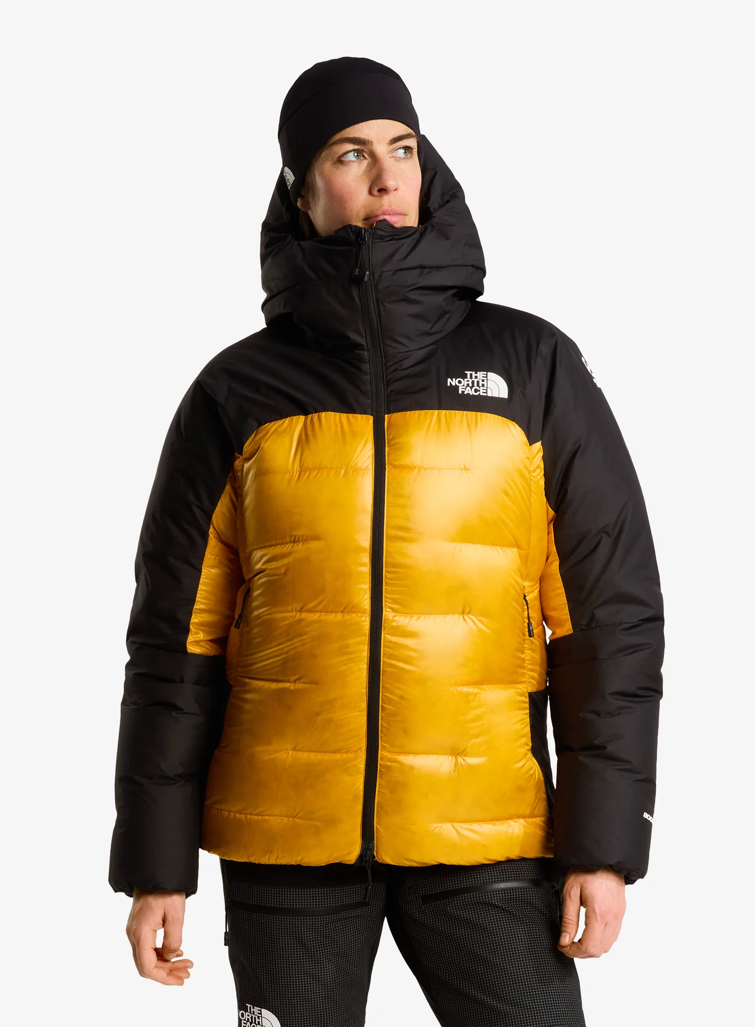 Ženska perjana jakna The North Face Summit Himalayan Down Parka - summit gold/tnf black