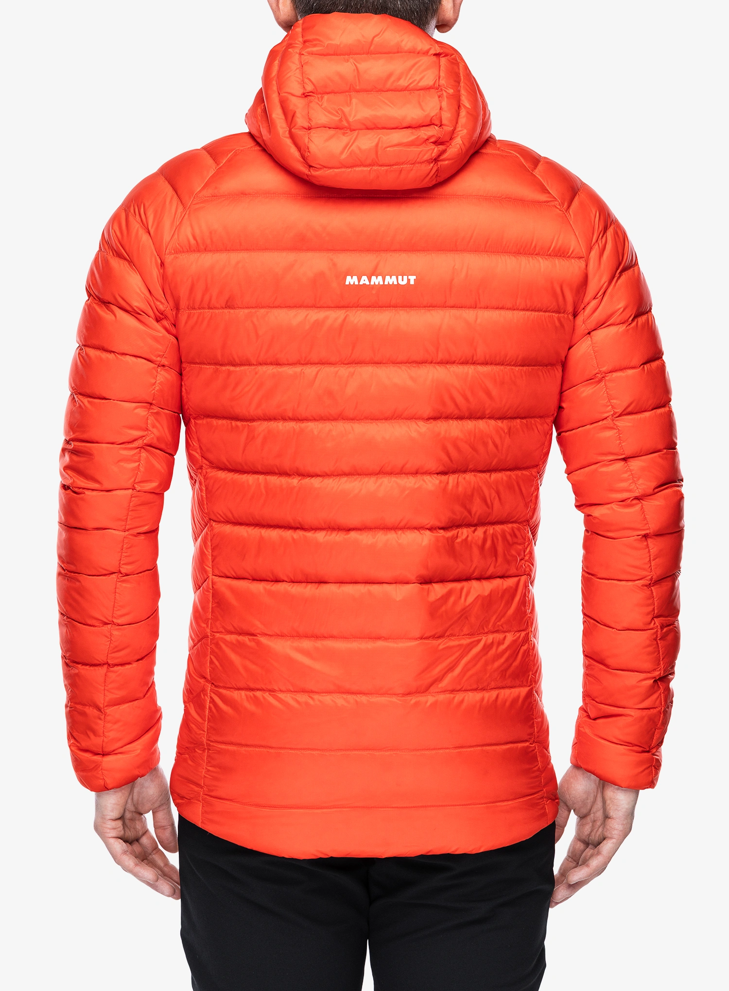 Pernata jakna Mammut Broad Peak IN Hooded Jacket - mammut red