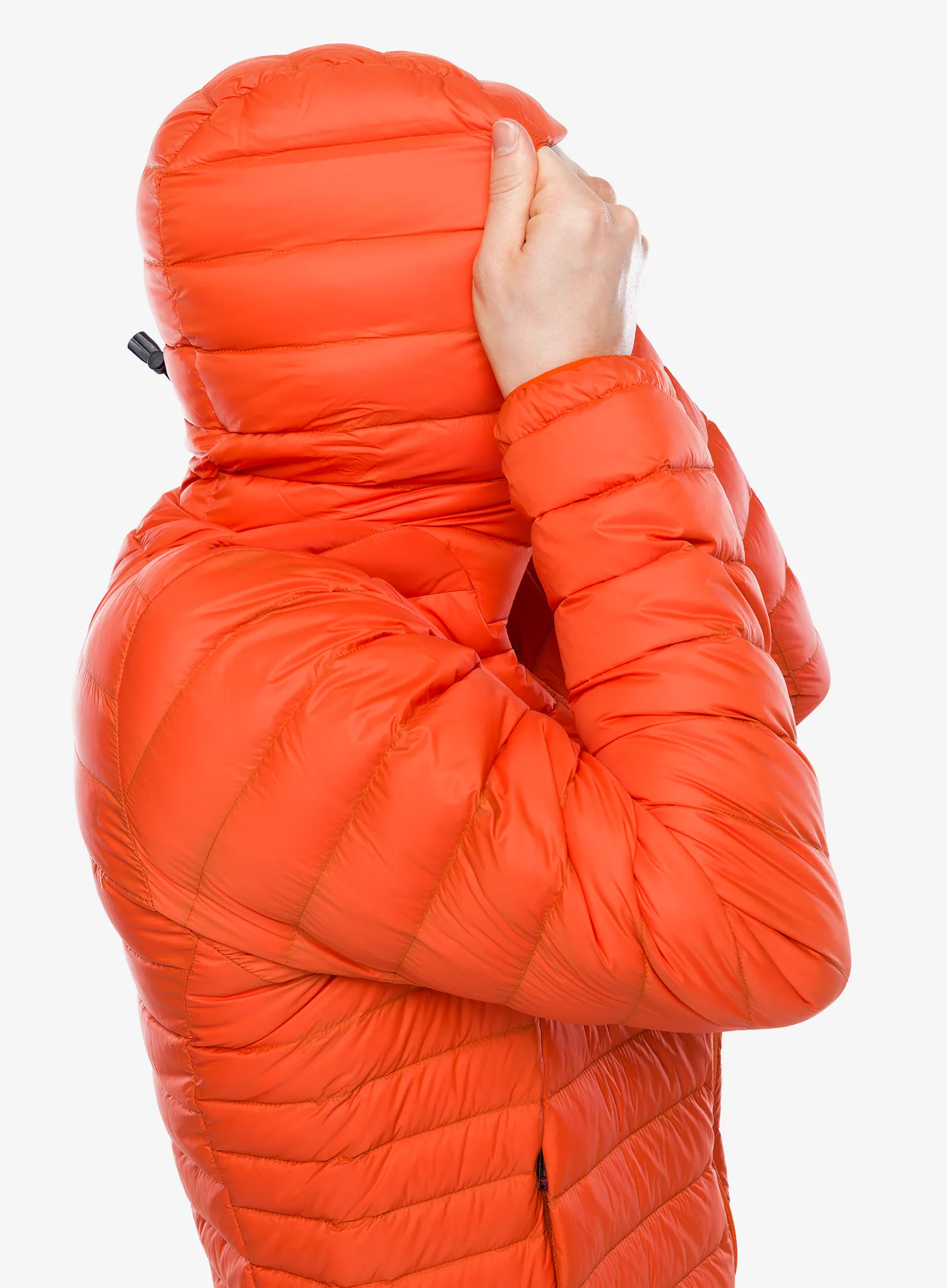 Pernata jakna Patagonia Down Sweater Hoody - pollinator orange