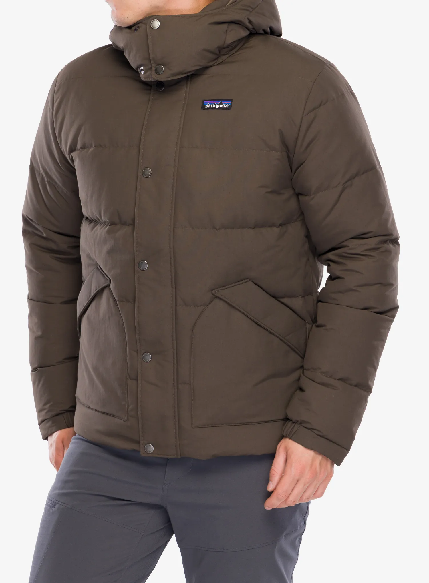 Pernata jakna Patagonia Downdrift Jacket - otter brown