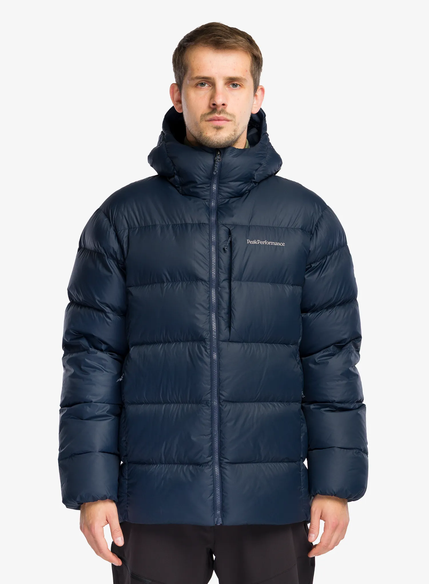 Pernata jakna Peak Performance Frost Down Puffer Jacket - blue shadow