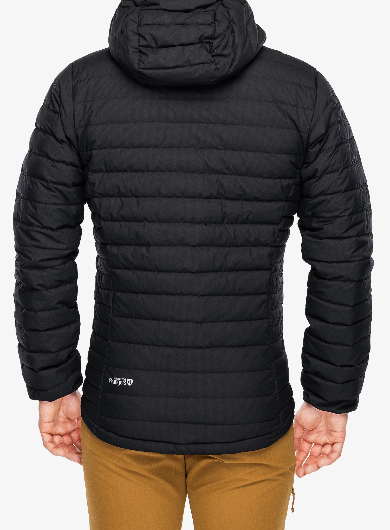 Pernata jakna Rab Microlight Windstopper Hoody - black