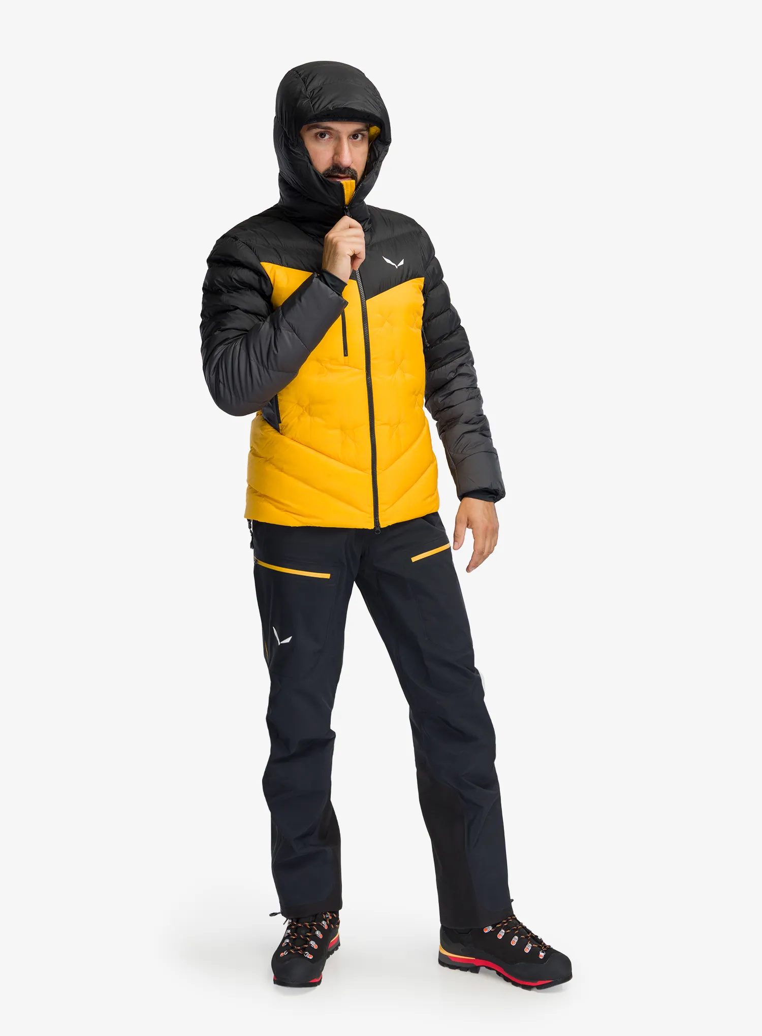 Pernata jakna Salewa Ortles Med 4 Rds Dwn Jacket - gold