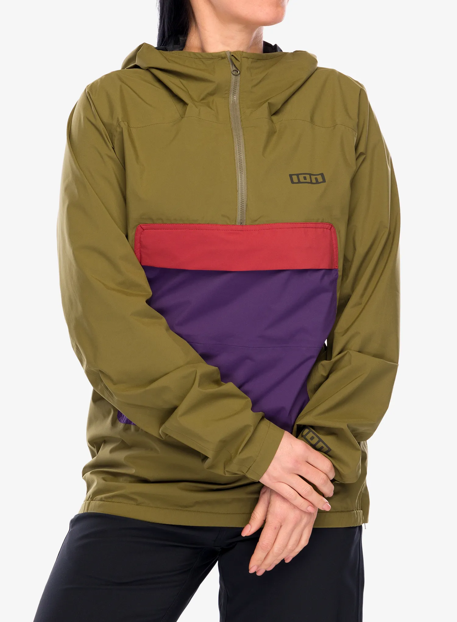 Biciklistička jakna ION Shelter Anorak - dark mud