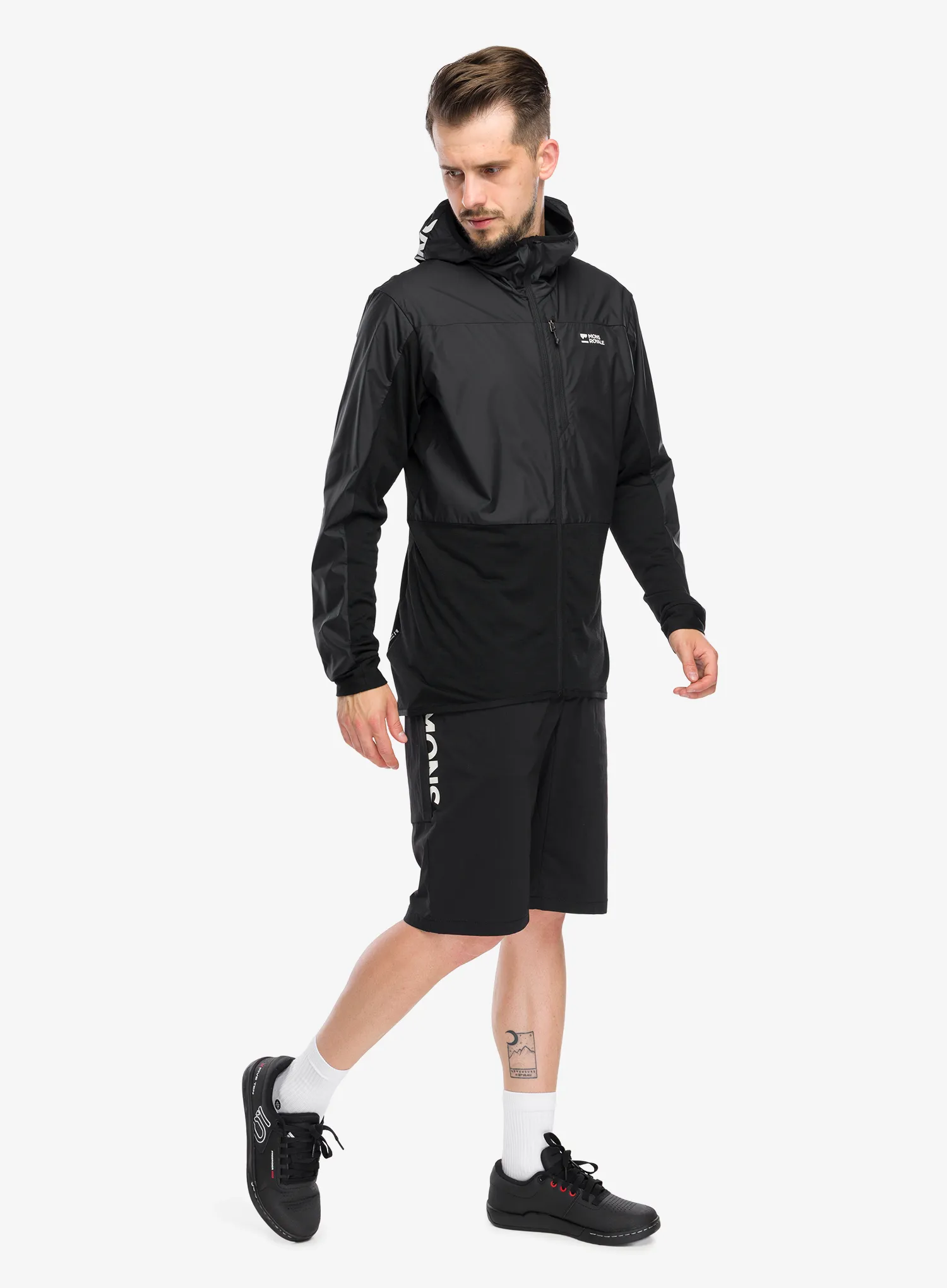 Biciklistička jakna Mons Royale Diversion Merino Wind Jacket - black