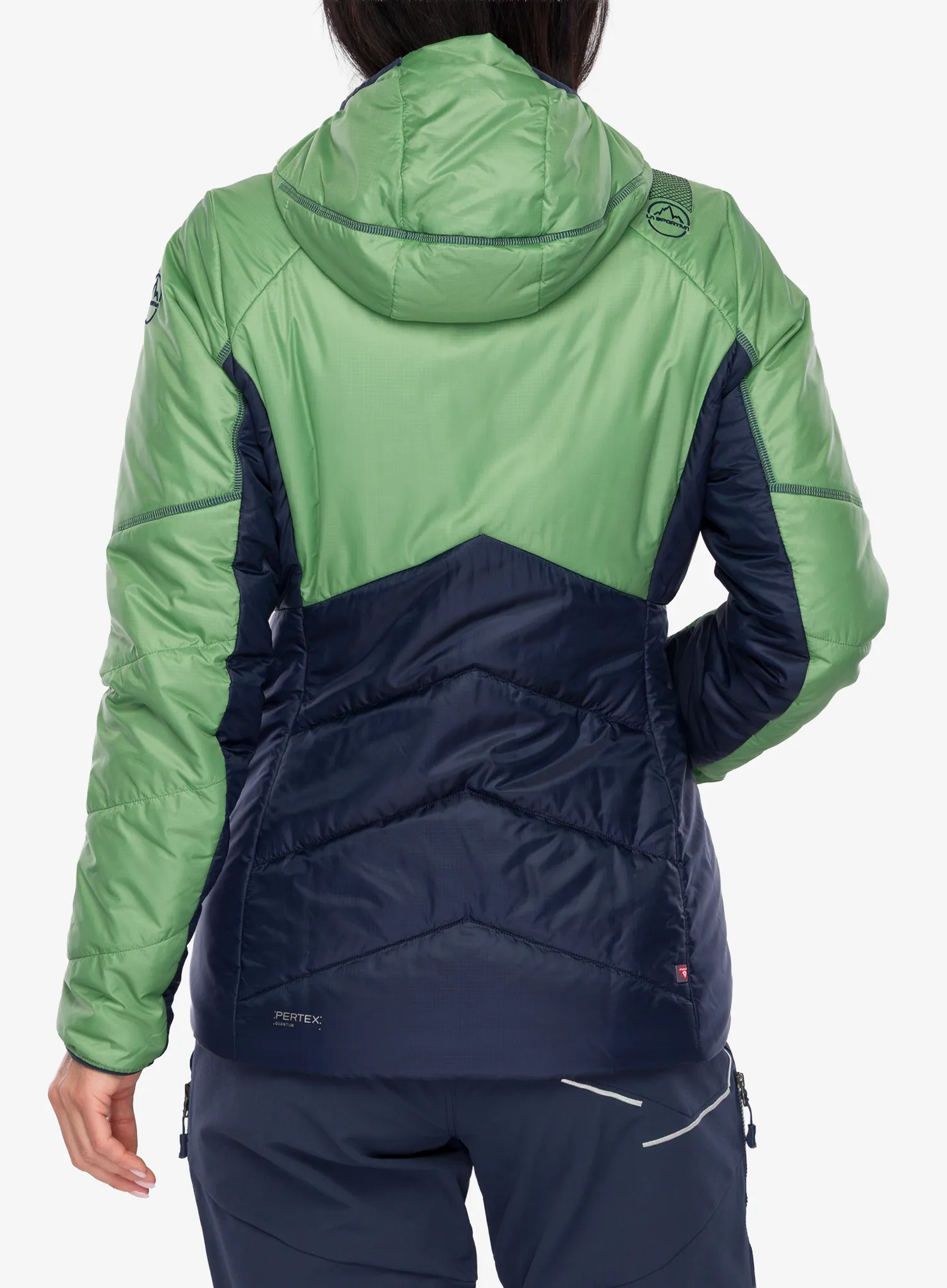 Jakna s postavom ženska La Sportiva Mythic Primaloft Jacket - aspen green/night sky