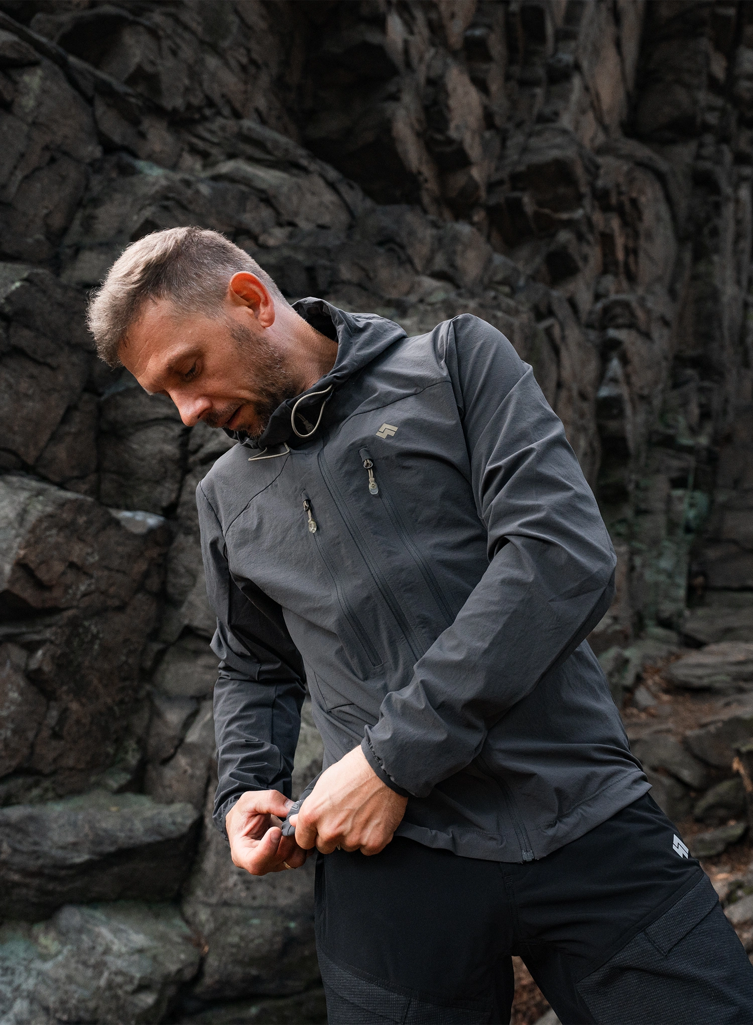 Softshell jakna Alpinus Pourri - graphite