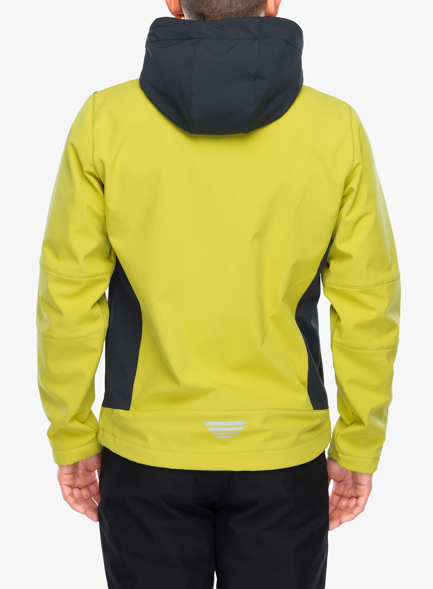Softshell jakna CMP Vivo Jacket Zip Hood - gold green/antracite