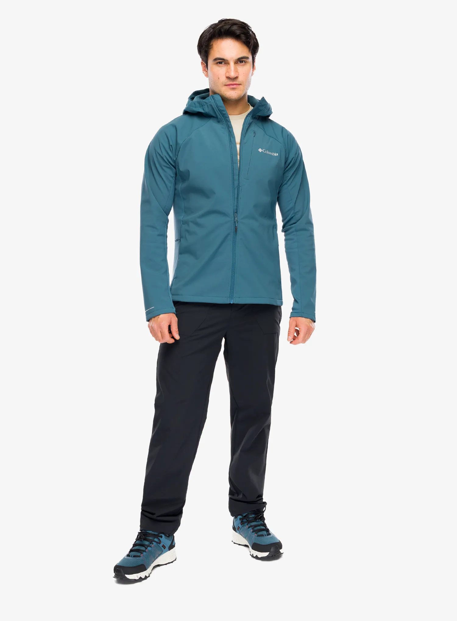 Softshell jakna Columbia Trailborne Softshell - everblue