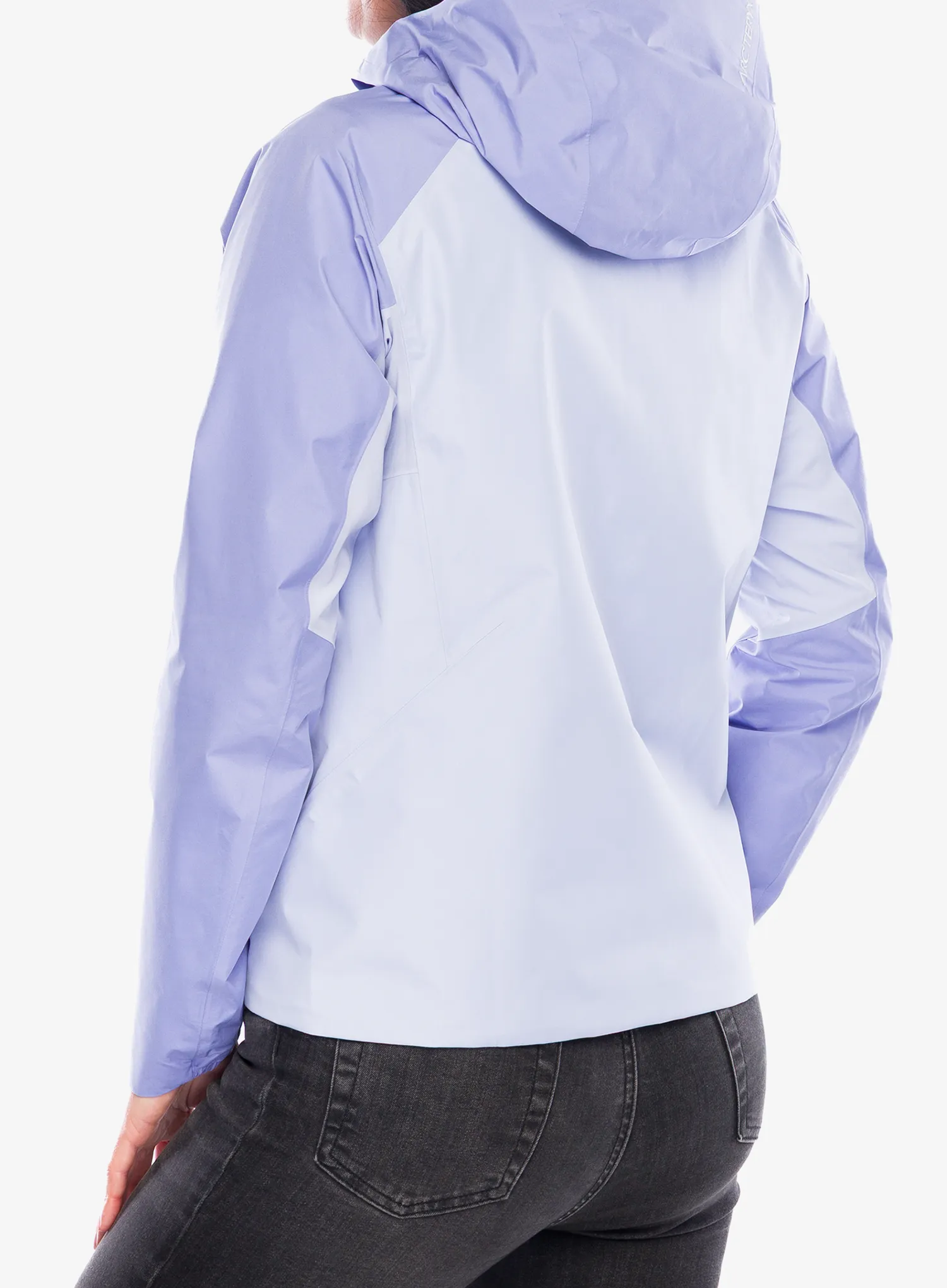 Ženska softshell jakna Arcteryx Solano Hoody - moonstone/lt moonstone