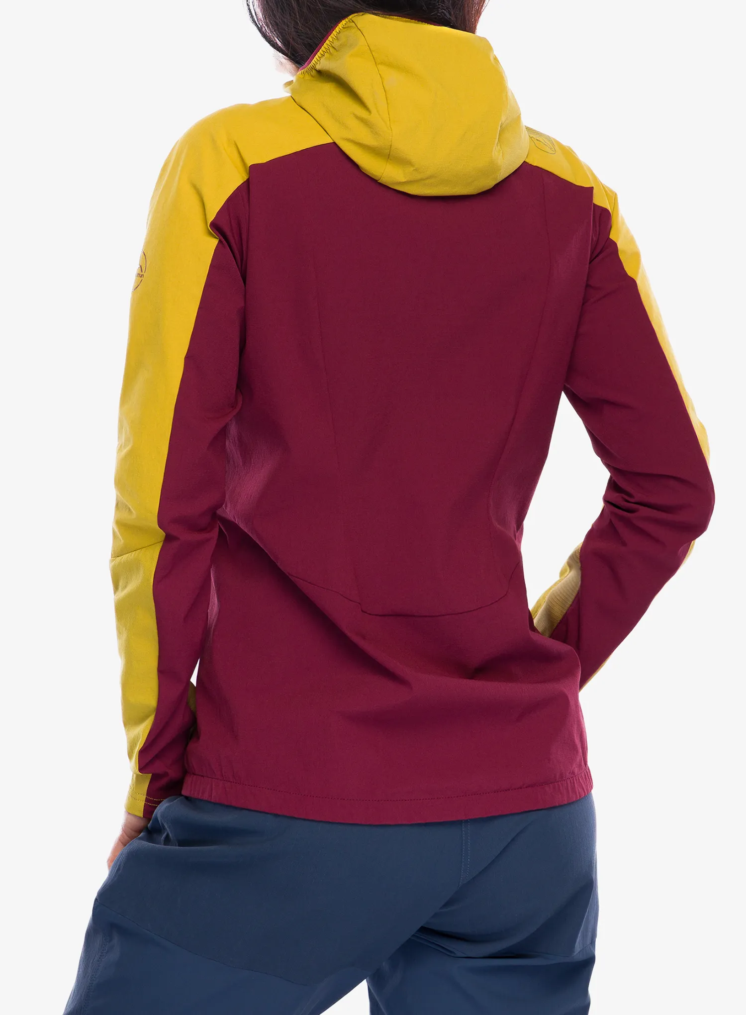 Ženska softshell jakna La Sportiva Aequilibrium Speed Jacket - redwood/savana