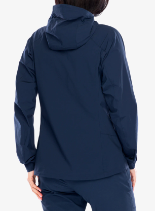 Ženska softshell jakna Montane Tenacity Nano Hoodie - eclipse blue