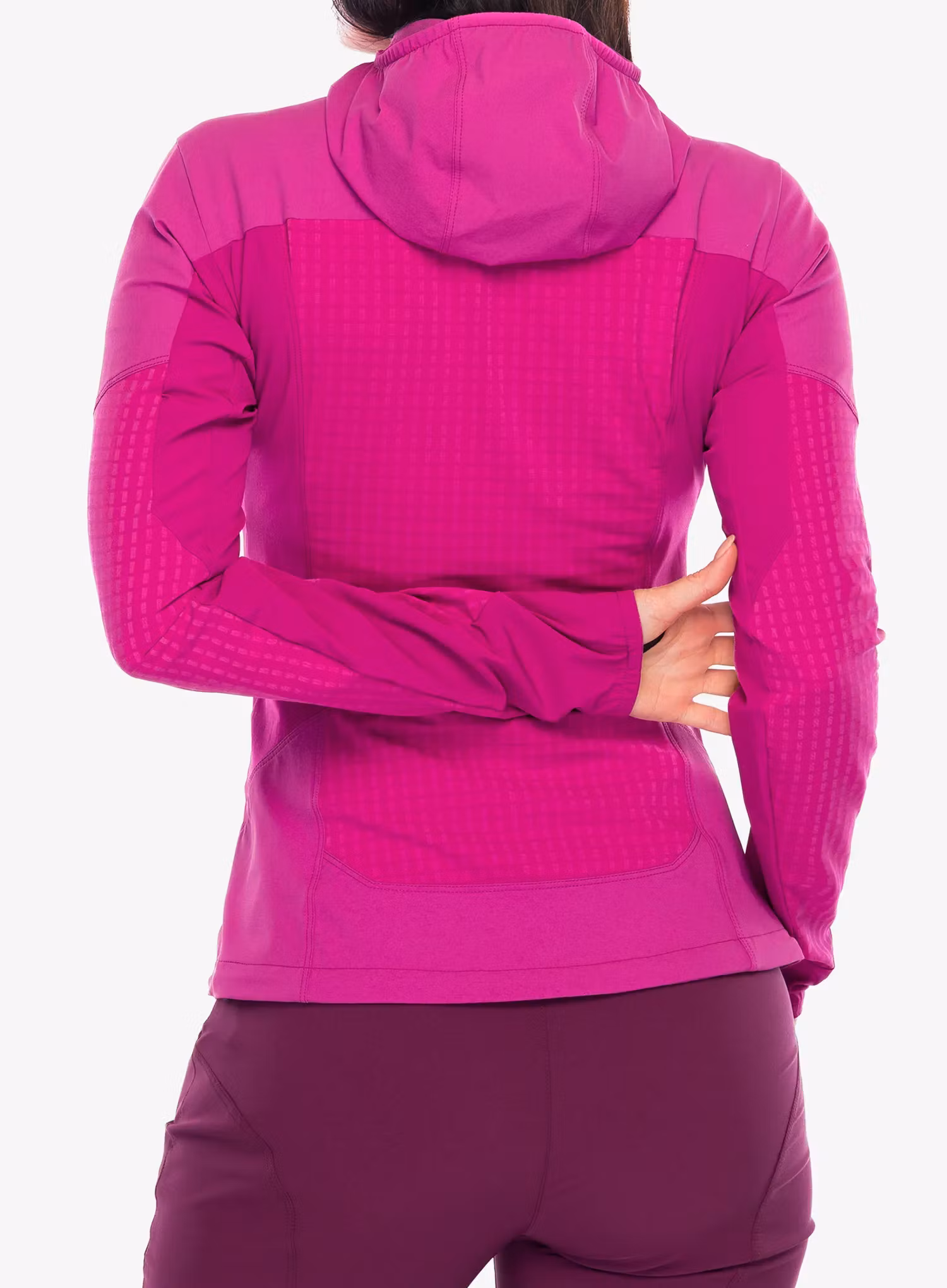 Ženska softshell jakna Montura Seed Hooded Jacket - baton rouge/wine red