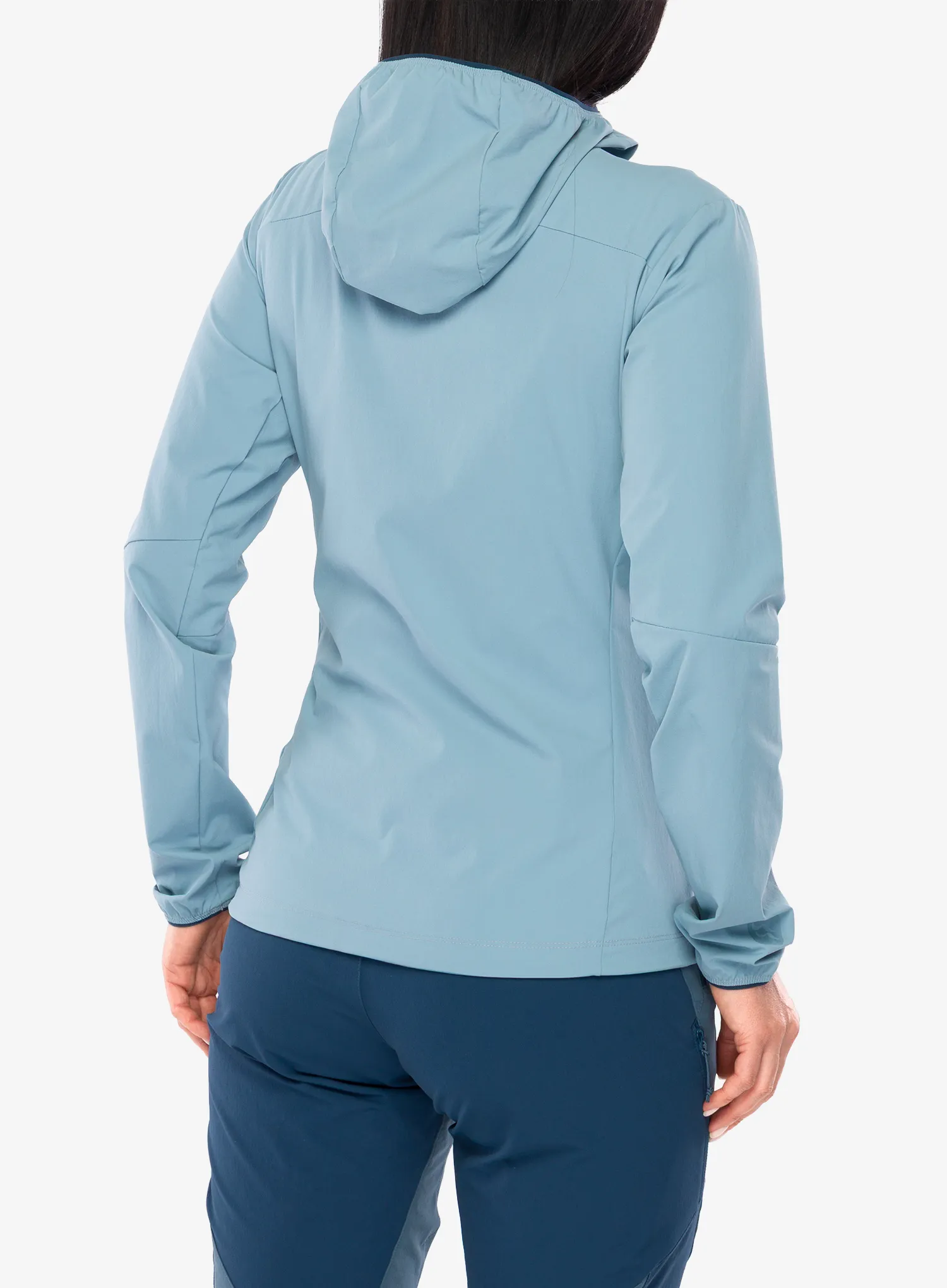 Ženska softshell jakna Rab Borealis Alpine Hoody - citadel