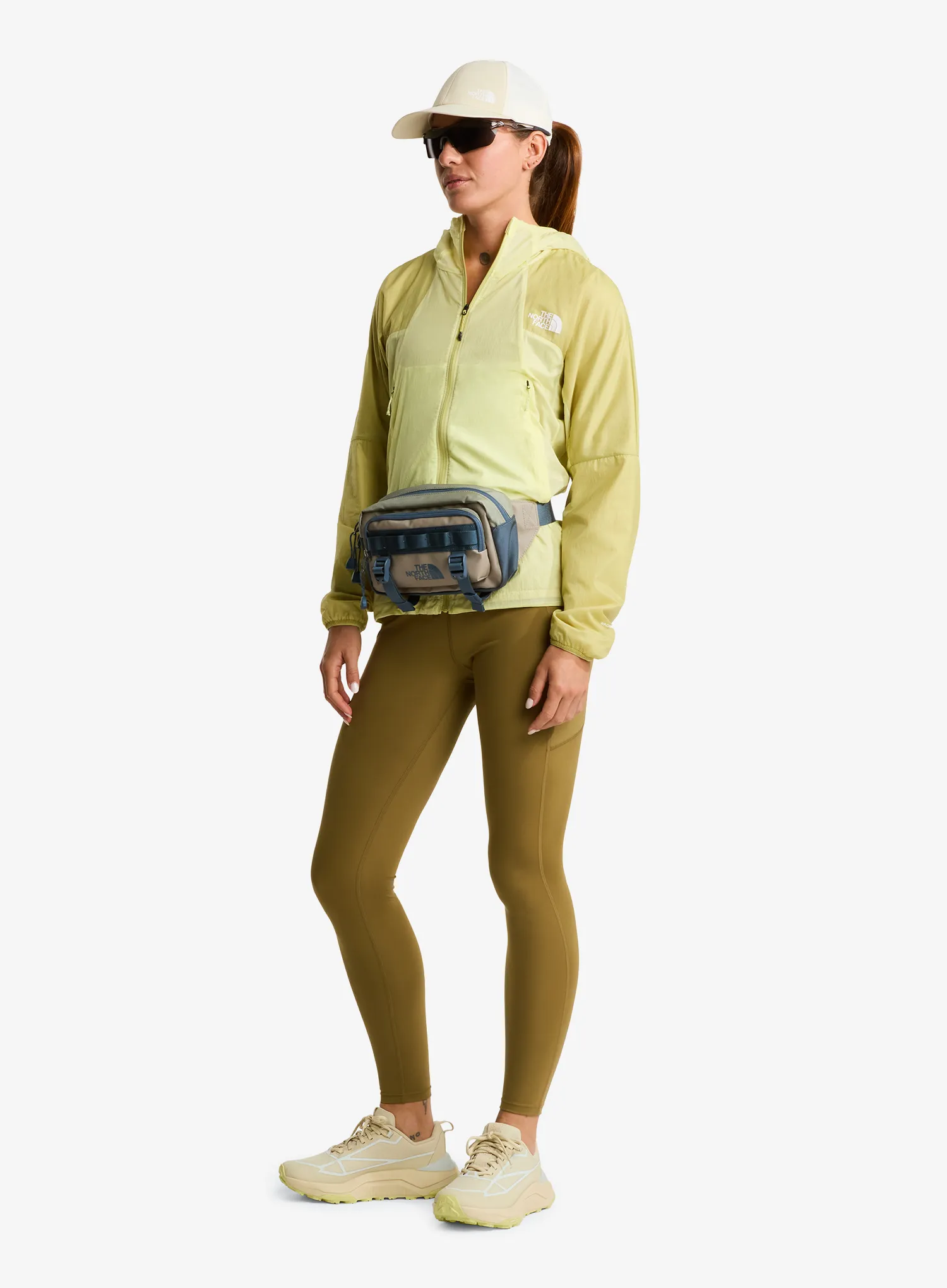 Ženska softshell jakna The North Face Ridgelite FutureFleece Wind Jacket - lemon mist/pear