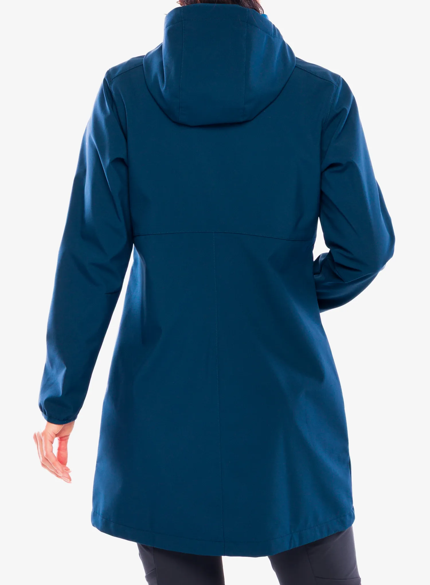 Ženska jakna Vaude Moena Softshell Parka - dark sea