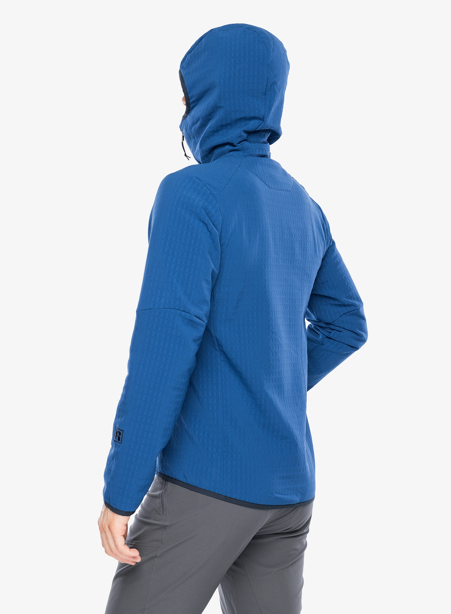 Softshell jakna Patagonia R2 TechFace Hoody - clement blue