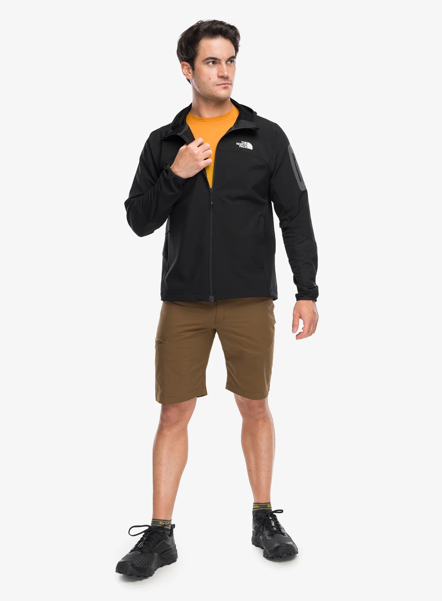 Softshell jakna The North Face Tek Approach FutureFleece Hooded Jacket - tnf black