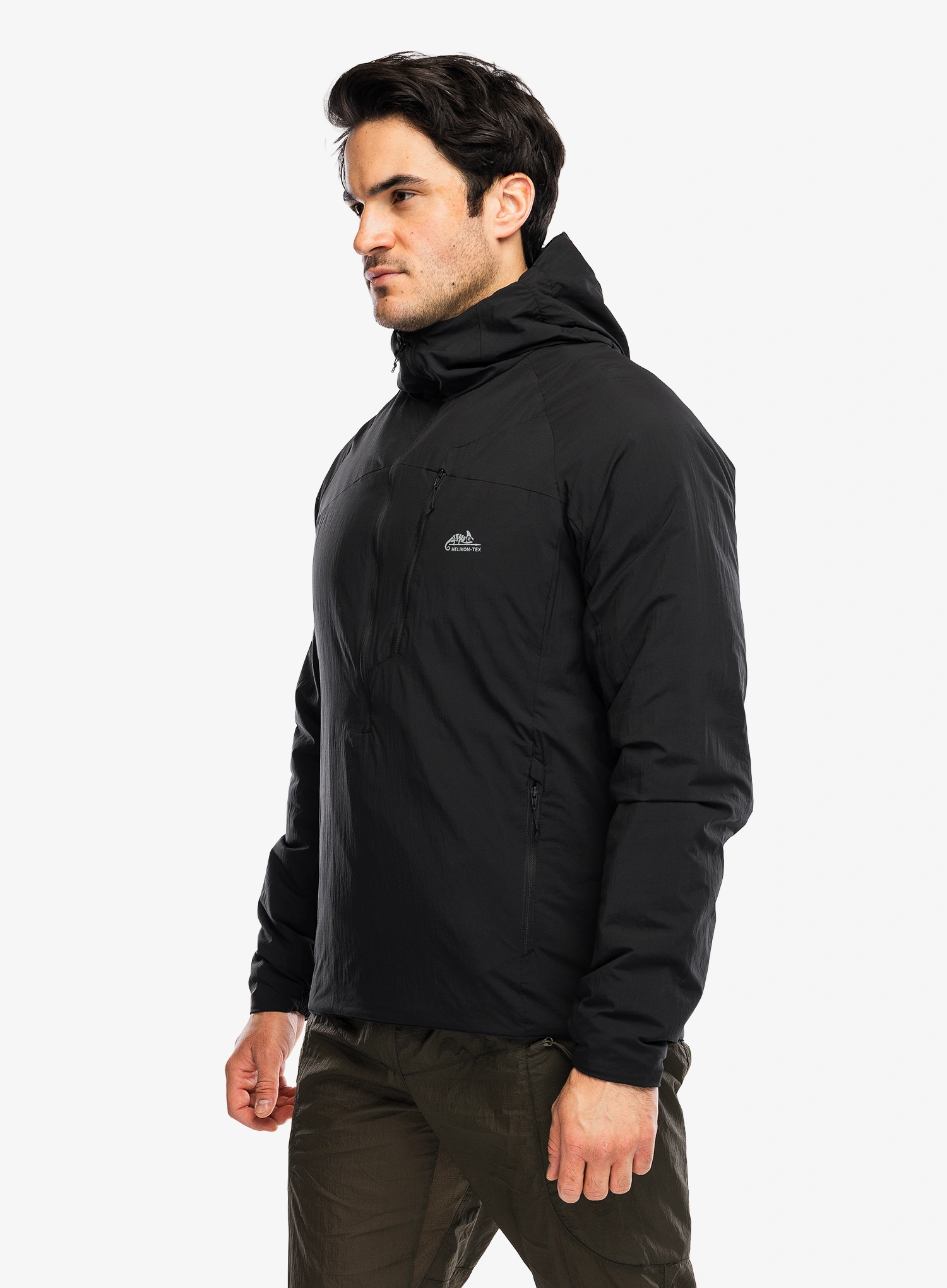Taktička jakna Helikon-Tex Wolfhound Hoodie Lite - black