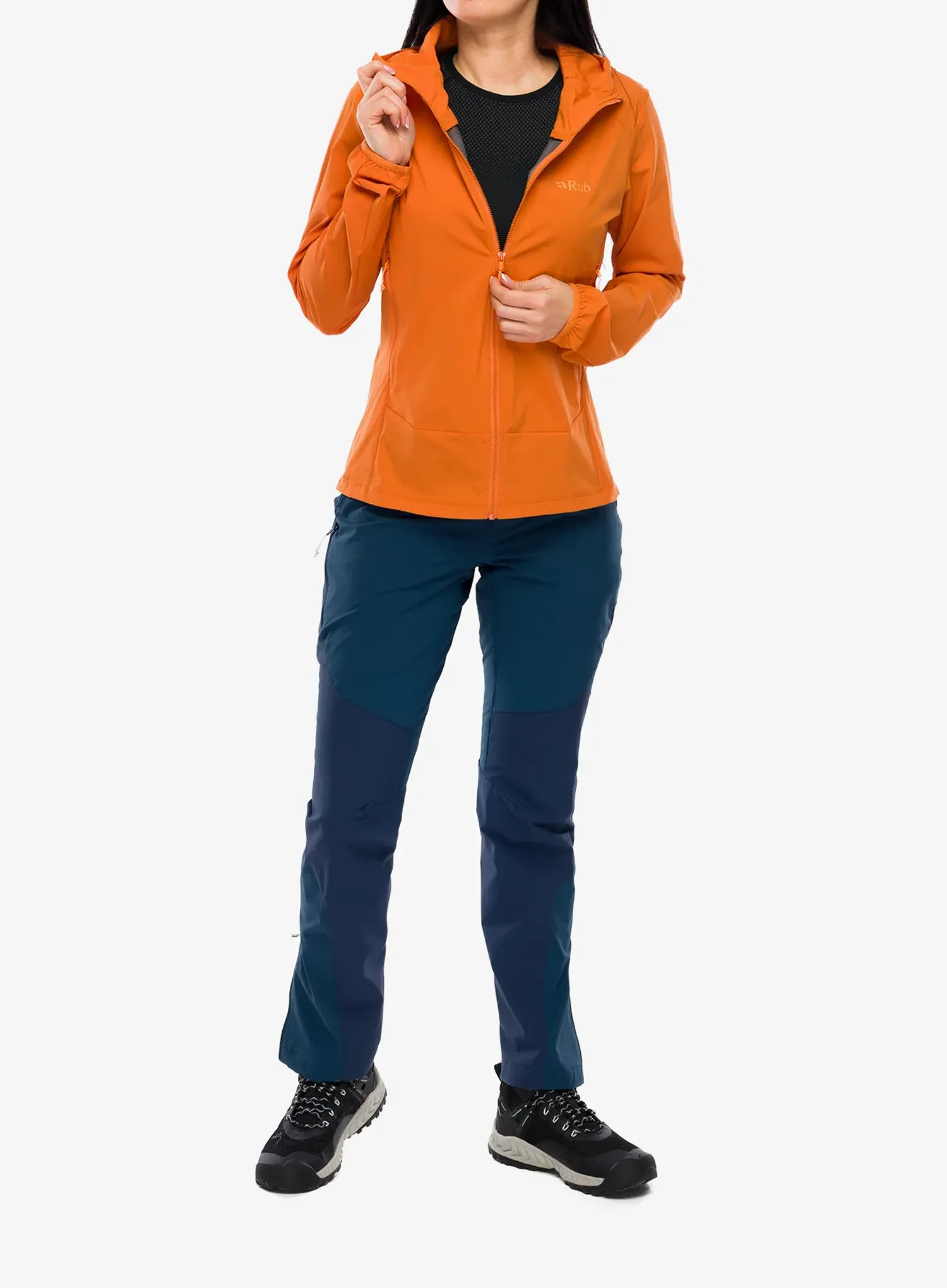 Ženska jakna za planine Rab Borealis Hoody - melba dark