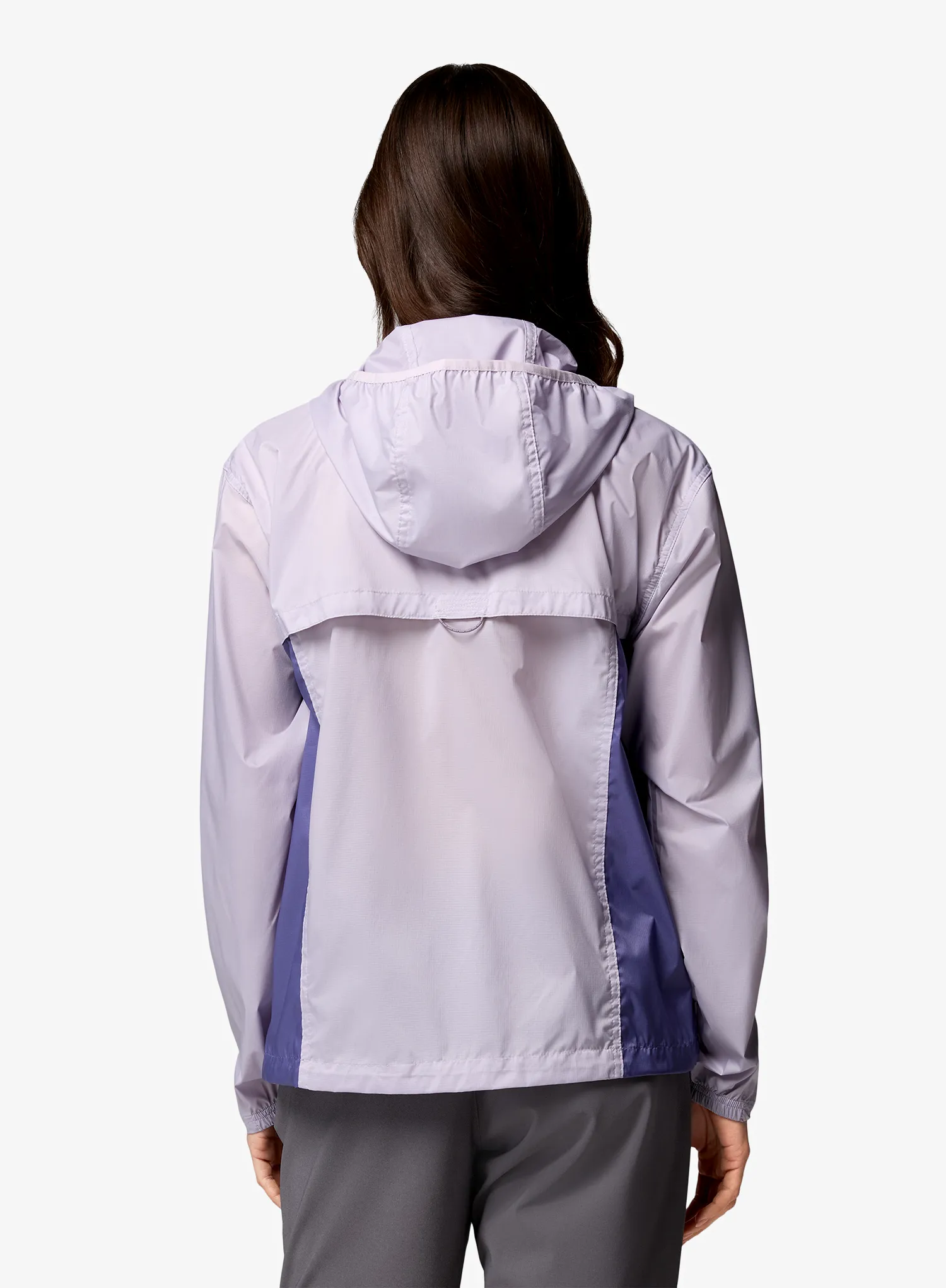 Ženska vjetrovka Columbia Crested Canyon Windbreaker - lavender pearl/stormwatch