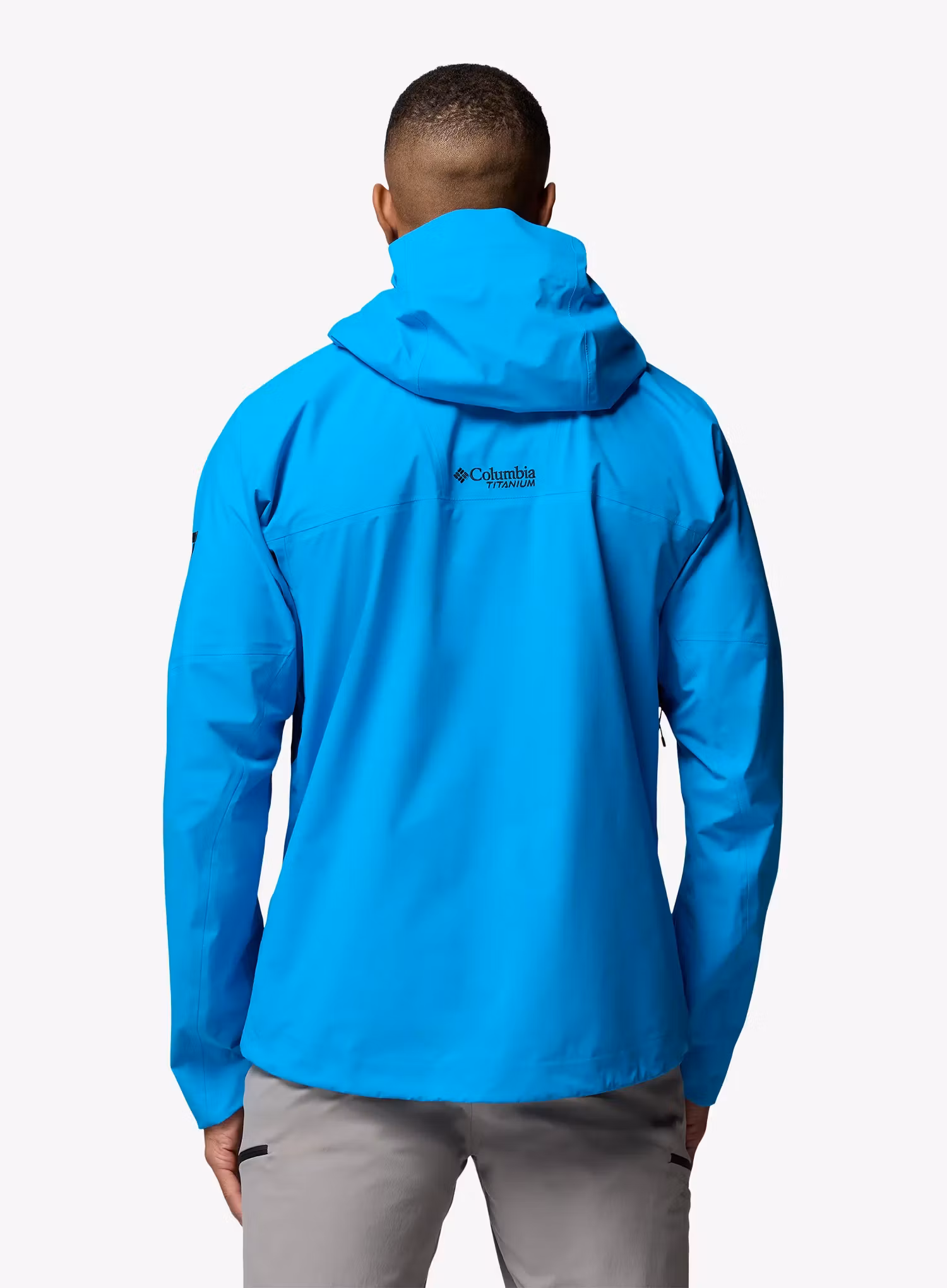 Kišna jakna Columbia Saudan Pro 3L Shell - compass blue