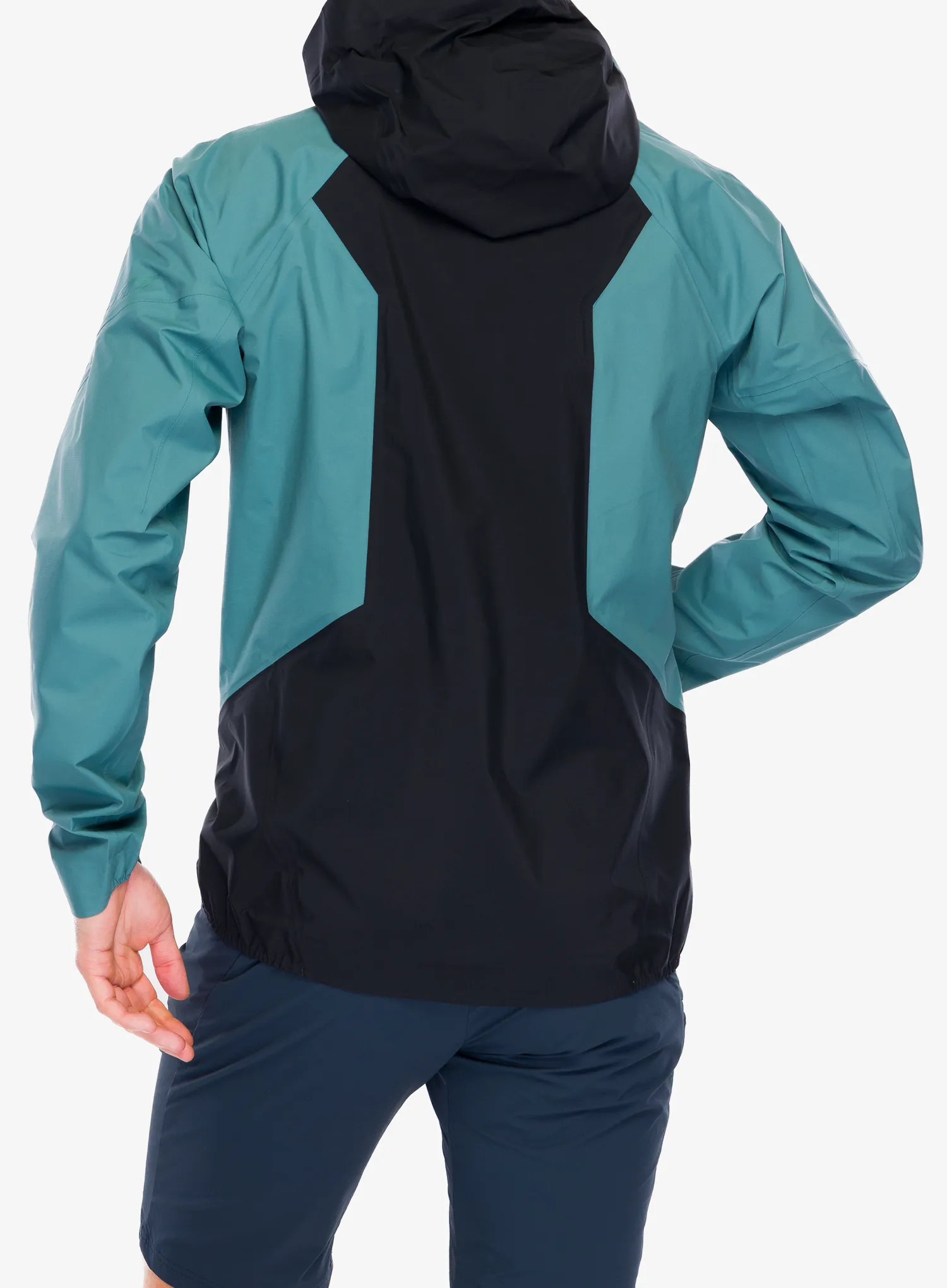 Kišna jakna Dynafit Transalper 3L Jacket - atlantic/black out