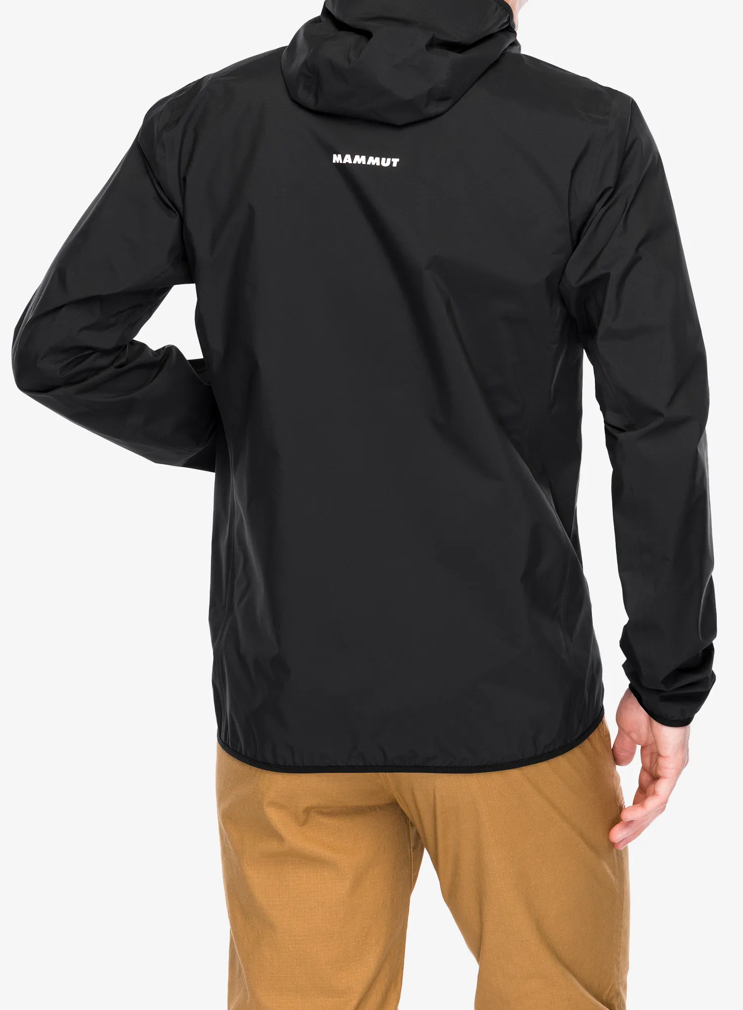 Kišna jakna Mammut Ducan Light HS Hooded Jacket - black