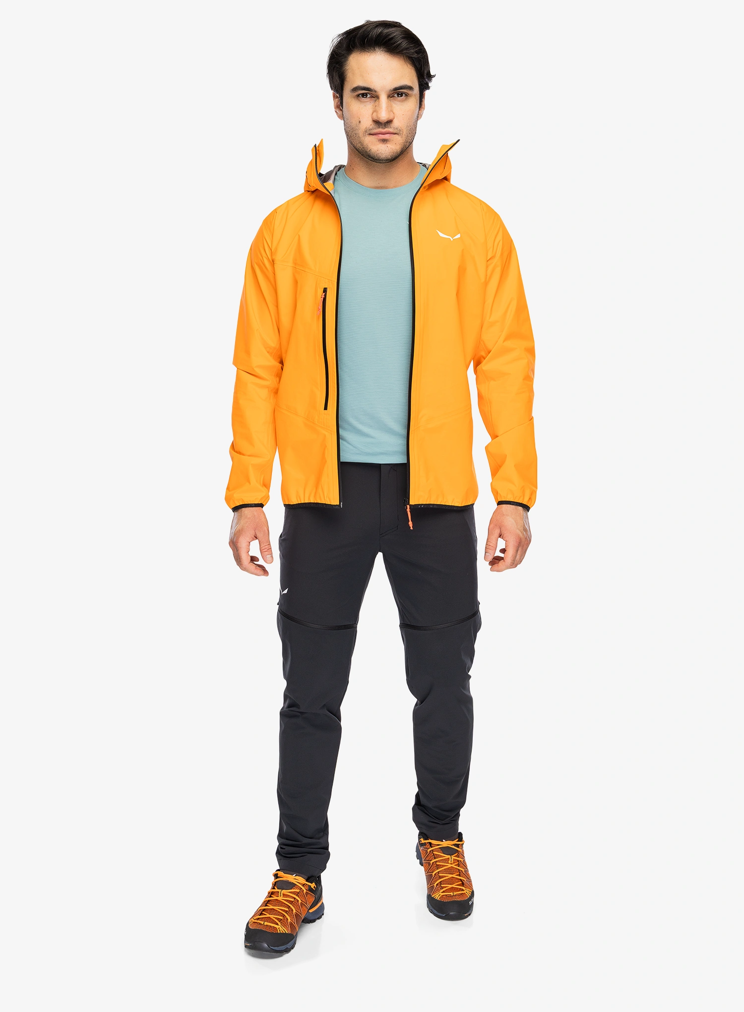 Kišna jakna Salewa Agner 3 PTX 3L Jacket - turmeric