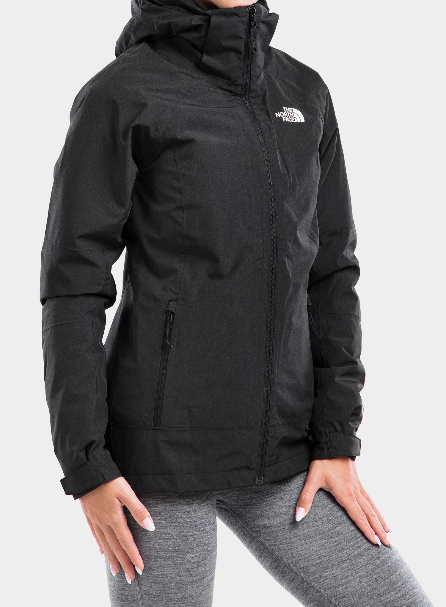 Ženska jakna 3u1 The North Face Inlux Triclimate - tnf black heather/tnf black
