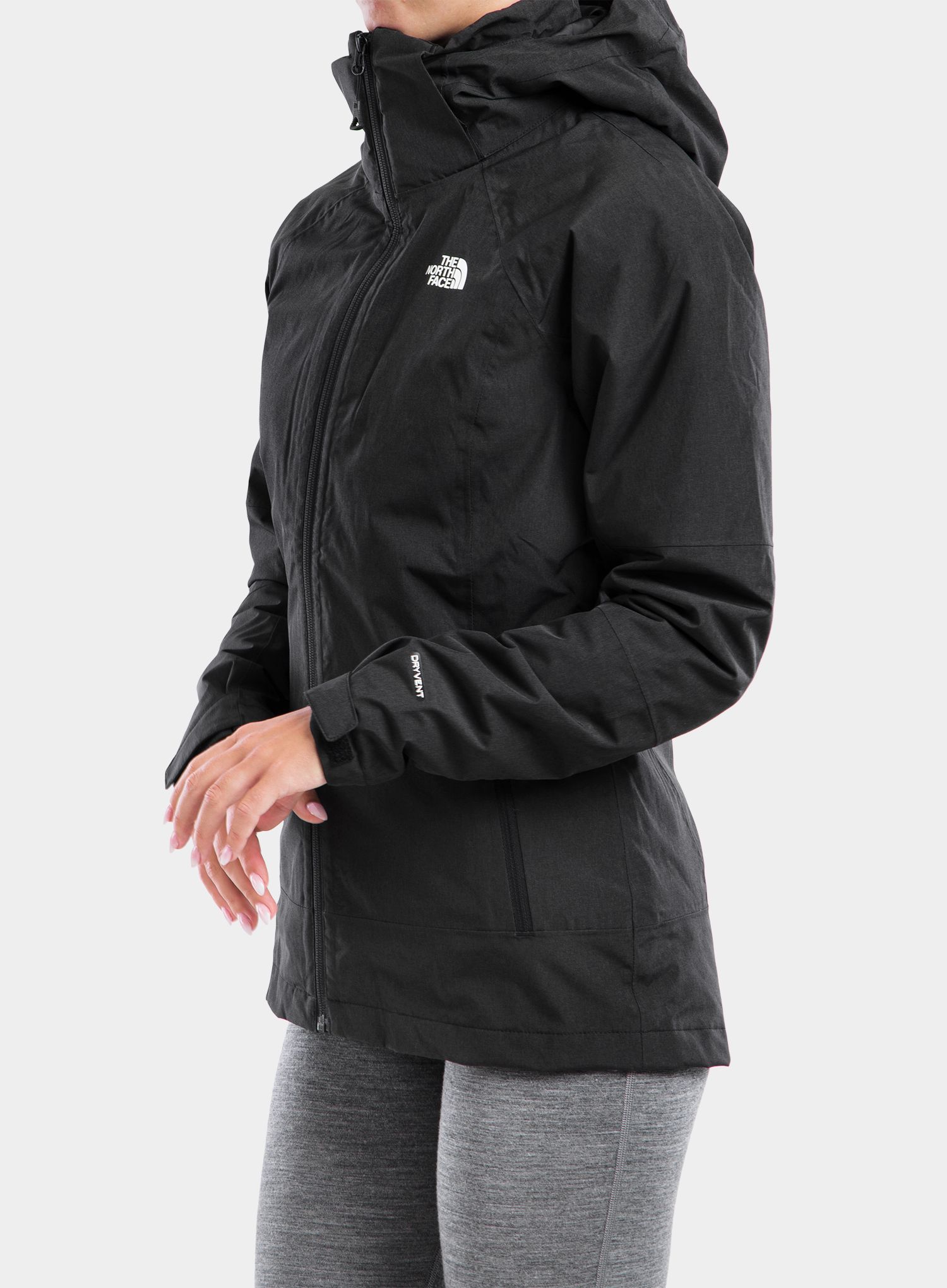 Ženska jakna 3u1 The North Face Inlux Triclimate - tnf black heather/tnf black