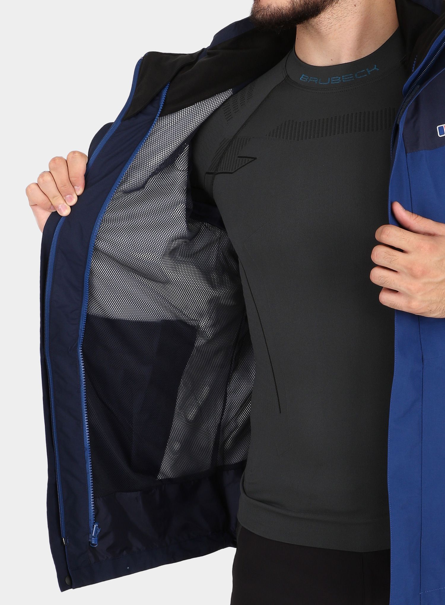 Kišna jakna Berghaus Hillwalker InterActive Jacket - deep water