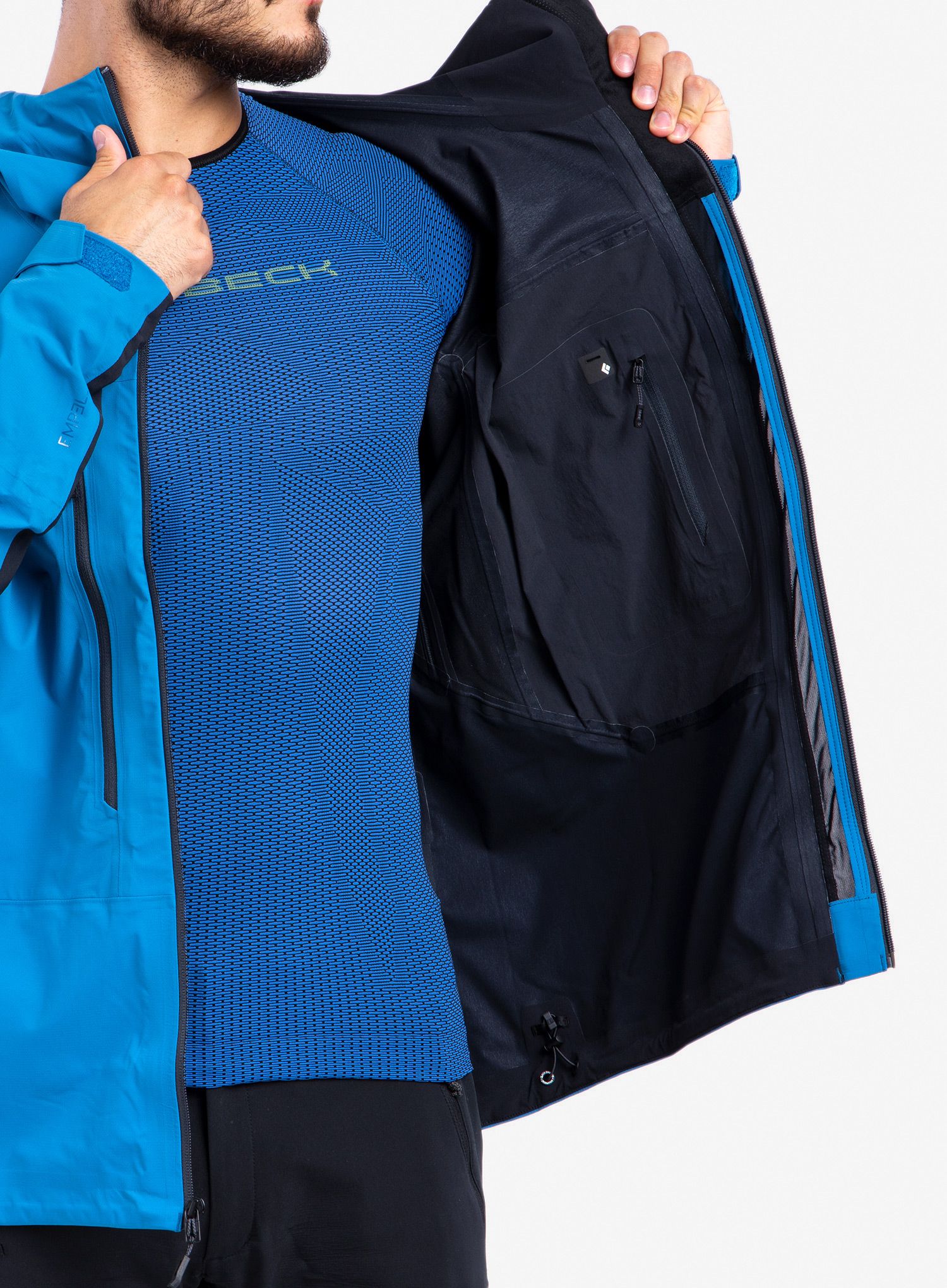 Jakna Black Diamond Dawn Patrol Hybrid Shell - kingfisher