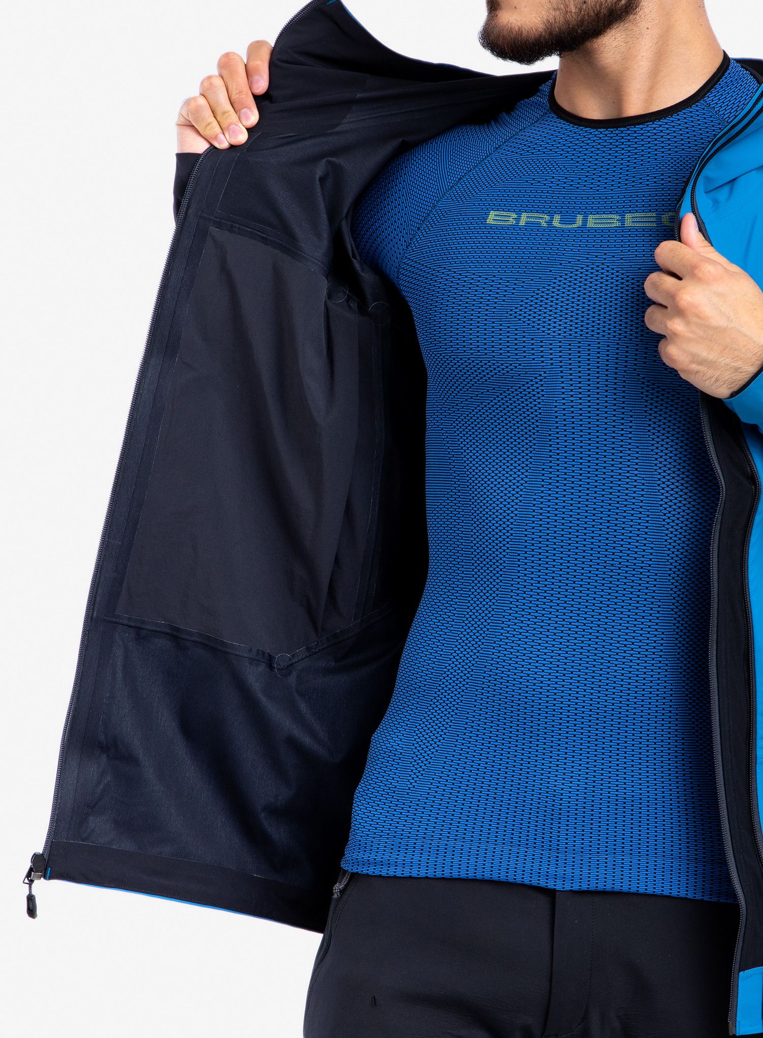 Jakna Black Diamond Dawn Patrol Hybrid Shell - kingfisher