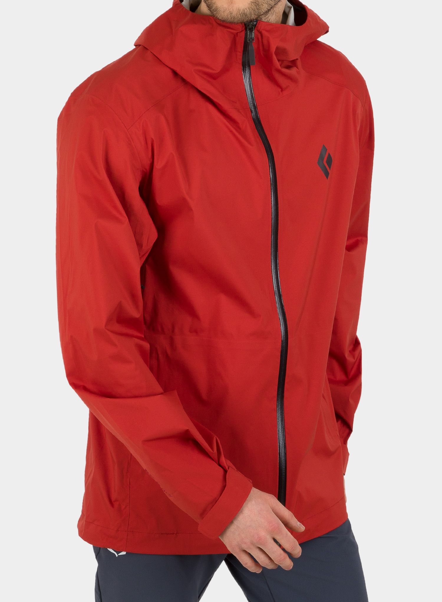 Jakna Black Diamond Stormline Stretch Rain Shell - red rock