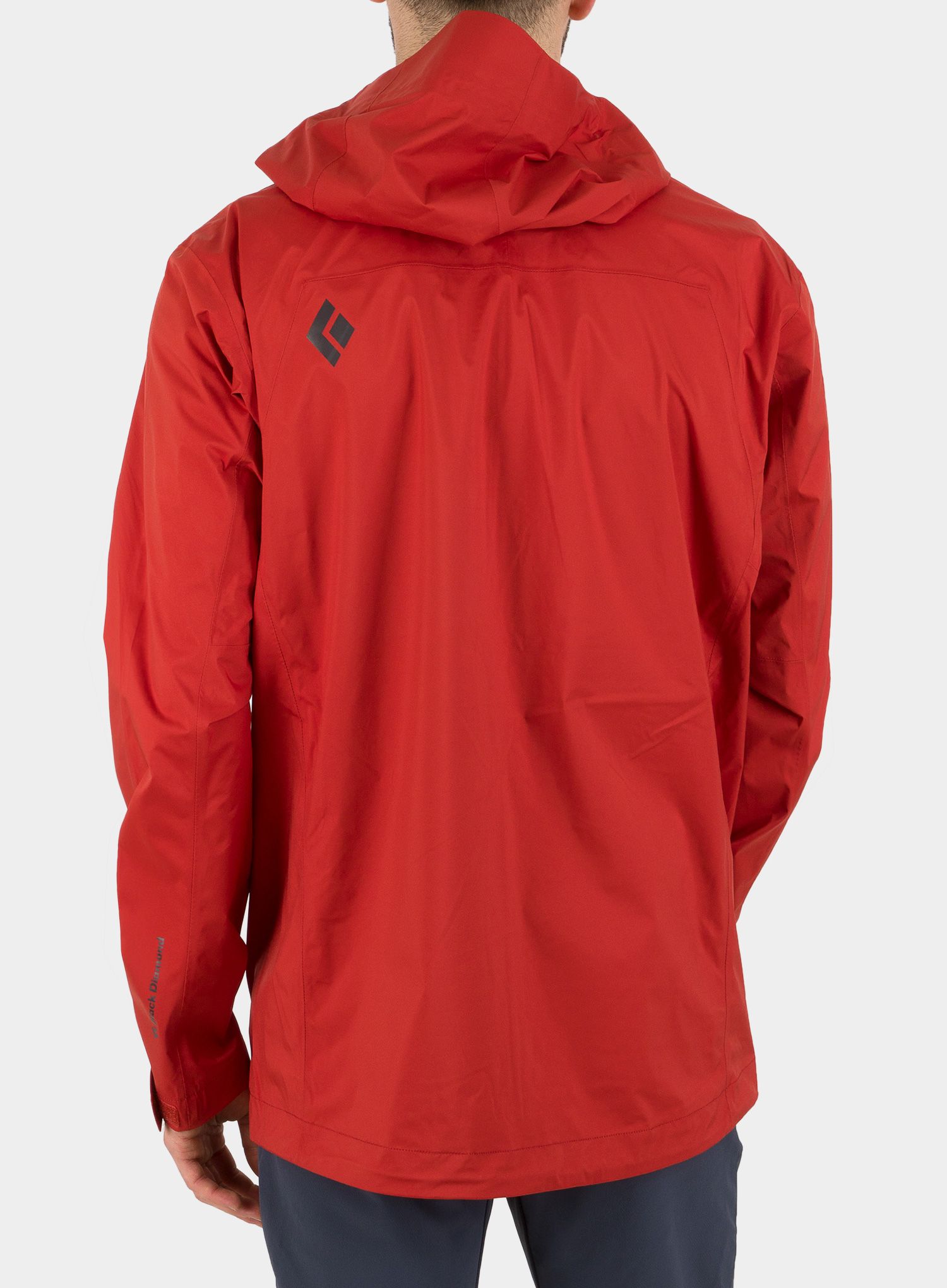 Jakna Black Diamond Stormline Stretch Rain Shell - red rock